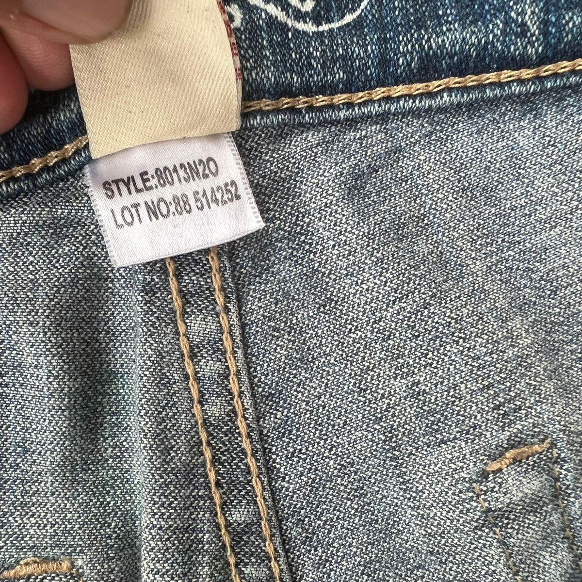 Hysteric Glamour VINTAGE PARASUCO DENIM LEGEND FLARED JEANS Size 28" / US 6 / IT 42 - 17 Thumbnail