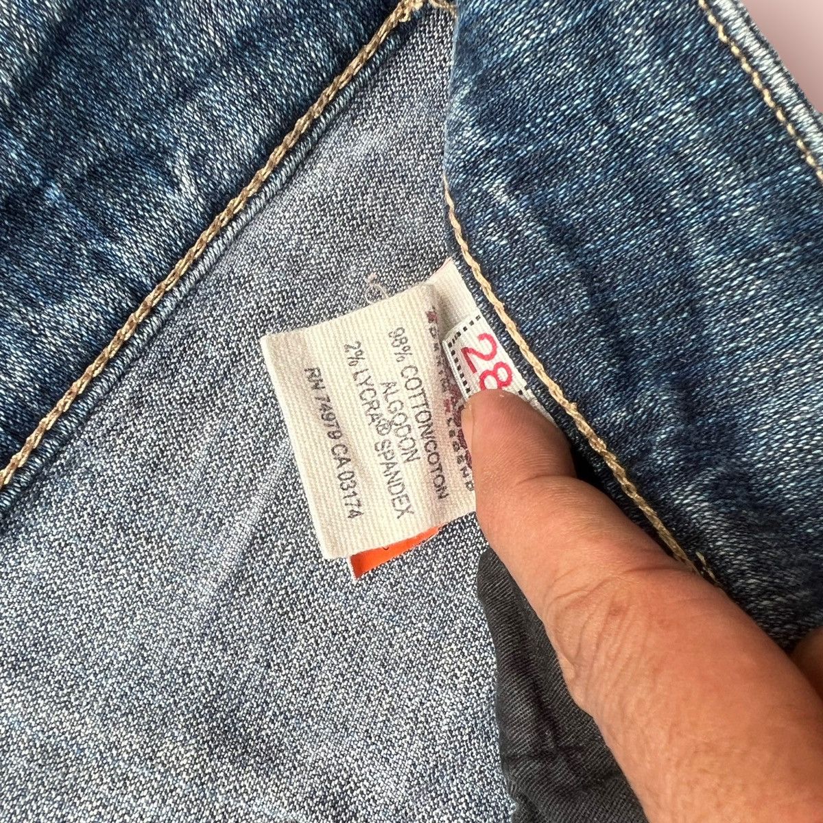 Hysteric Glamour VINTAGE PARASUCO DENIM LEGEND FLARED JEANS Size 28" / US 6 / IT 42 - 15 Thumbnail