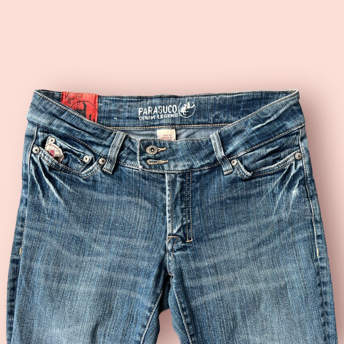 Hysteric Glamour VINTAGE PARASUCO DENIM LEGEND FLARED JEANS Size 28" / US 6 / IT 42 - 11 Thumbnail
