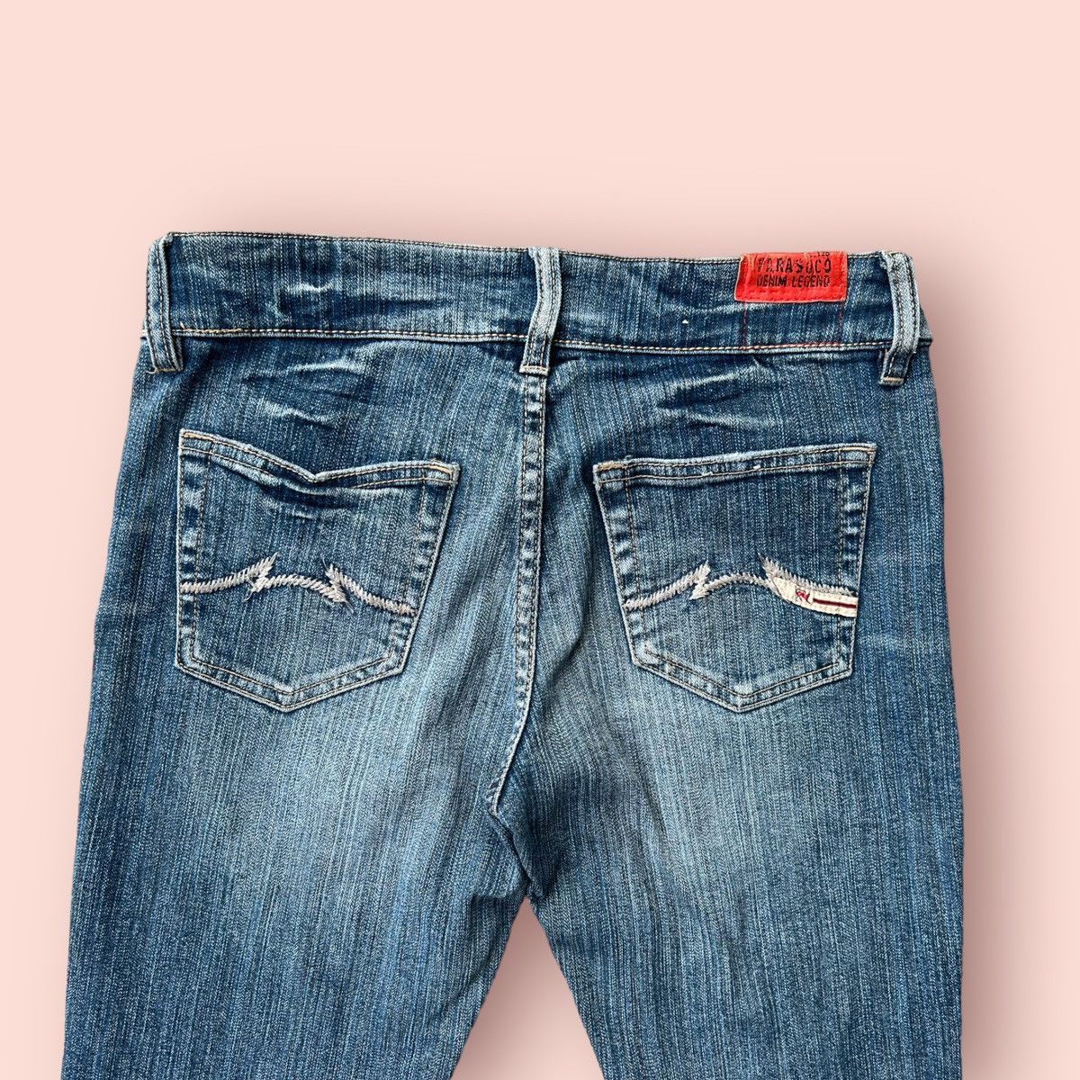 Hysteric Glamour VINTAGE PARASUCO DENIM LEGEND FLARED JEANS Size 28" / US 6 / IT 42 - 19 Thumbnail