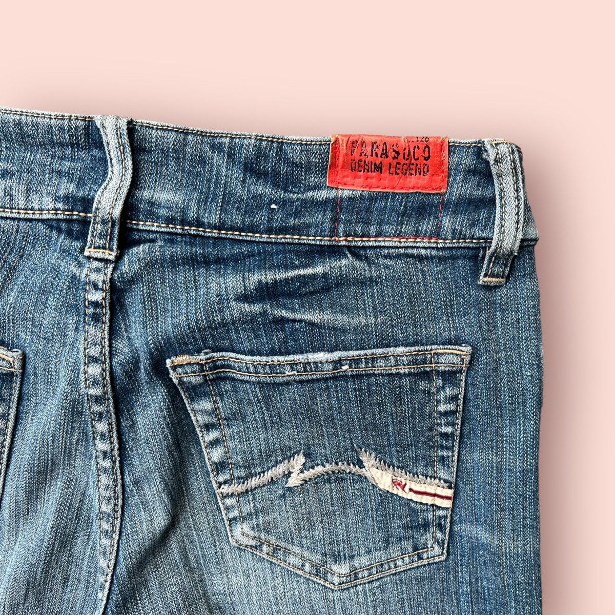 Hysteric Glamour VINTAGE PARASUCO DENIM LEGEND FLARED JEANS Size 28" / US 6 / IT 42 - 20 Thumbnail