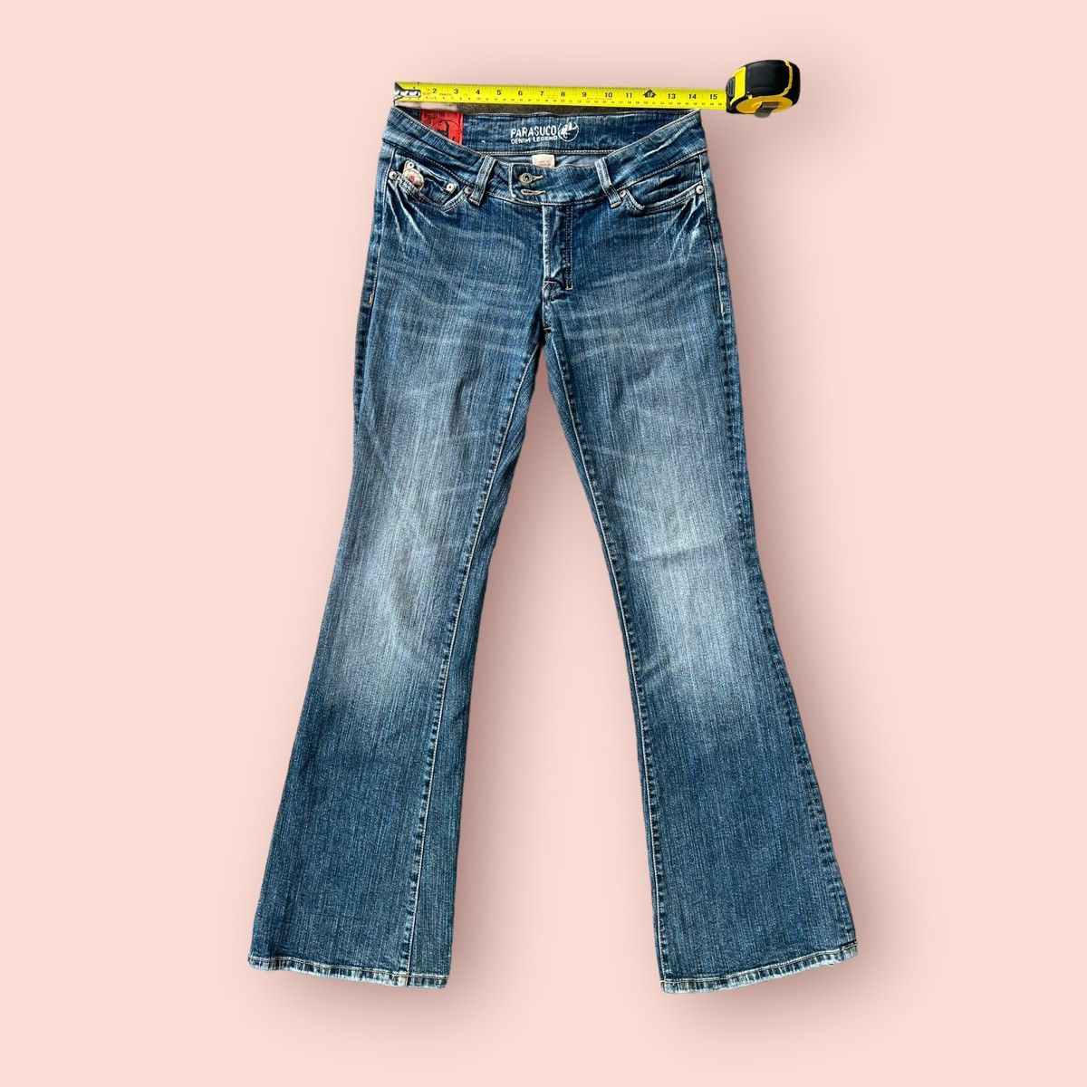 Hysteric Glamour VINTAGE PARASUCO DENIM LEGEND FLARED JEANS Size 28" / US 6 / IT 42 - 22 Thumbnail