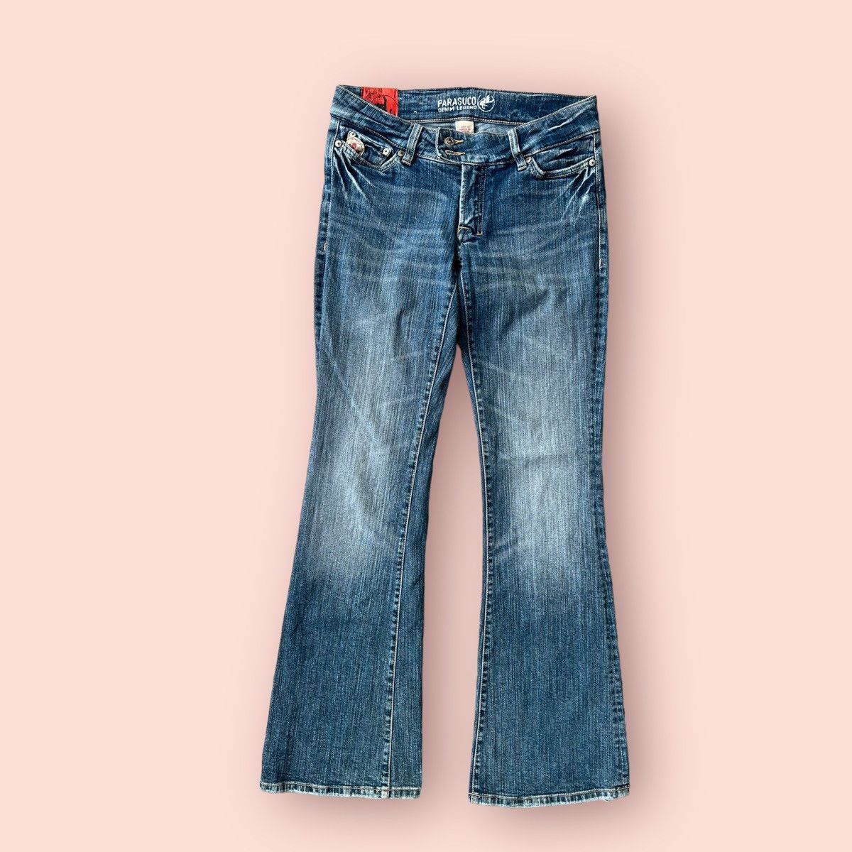 Hysteric Glamour VINTAGE PARASUCO DENIM LEGEND FLARED JEANS Size 28" / US 6 / IT 42 - 3 Thumbnail