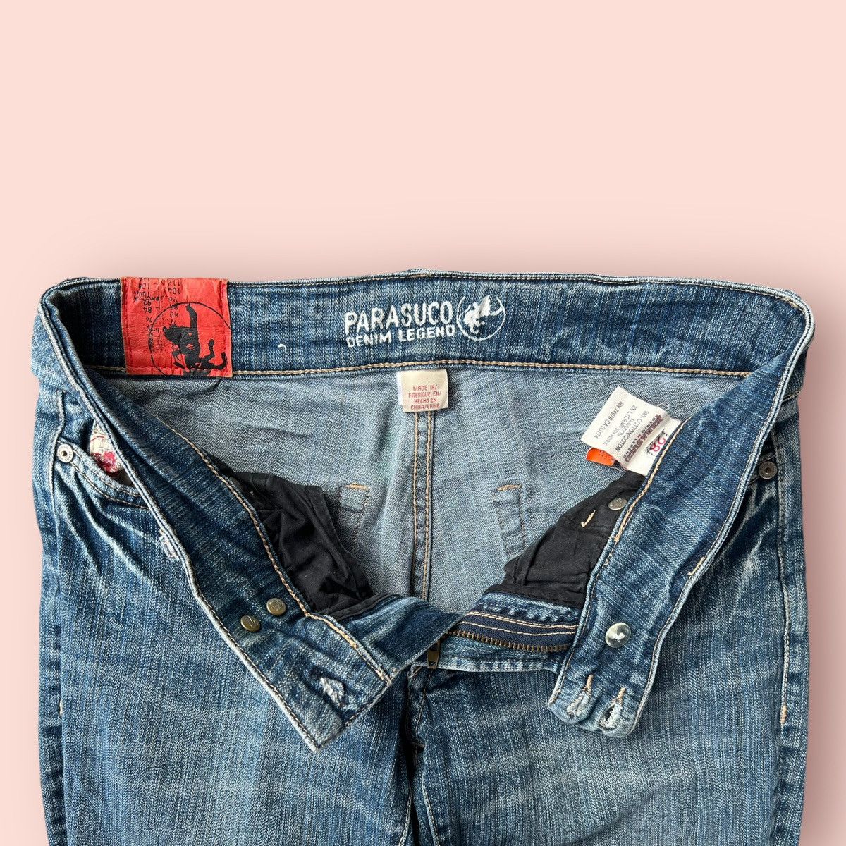 Hysteric Glamour VINTAGE PARASUCO DENIM LEGEND FLARED JEANS Size 28" / US 6 / IT 42 - 13 Thumbnail