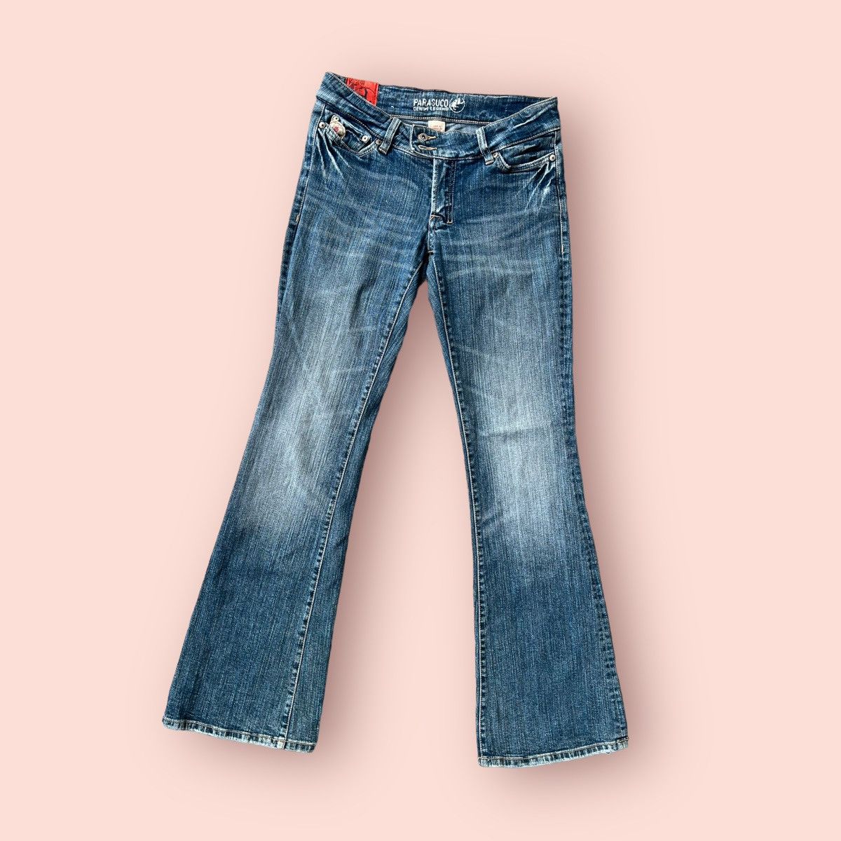 Hysteric Glamour VINTAGE PARASUCO DENIM LEGEND FLARED JEANS Size 28" / US 6 / IT 42 - 8 Thumbnail