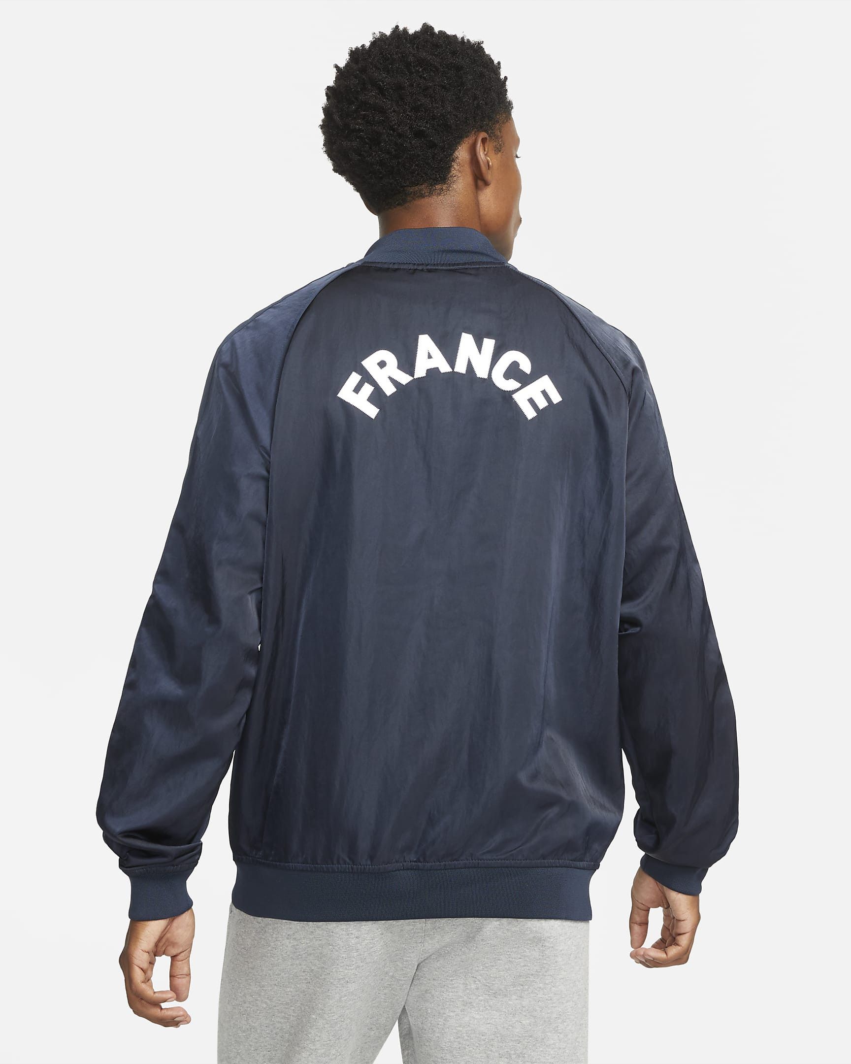 Nike NIKE French Football Federation Bomber Jacket Size US M / EU 48-50 / 2 - 4 Thumbnail