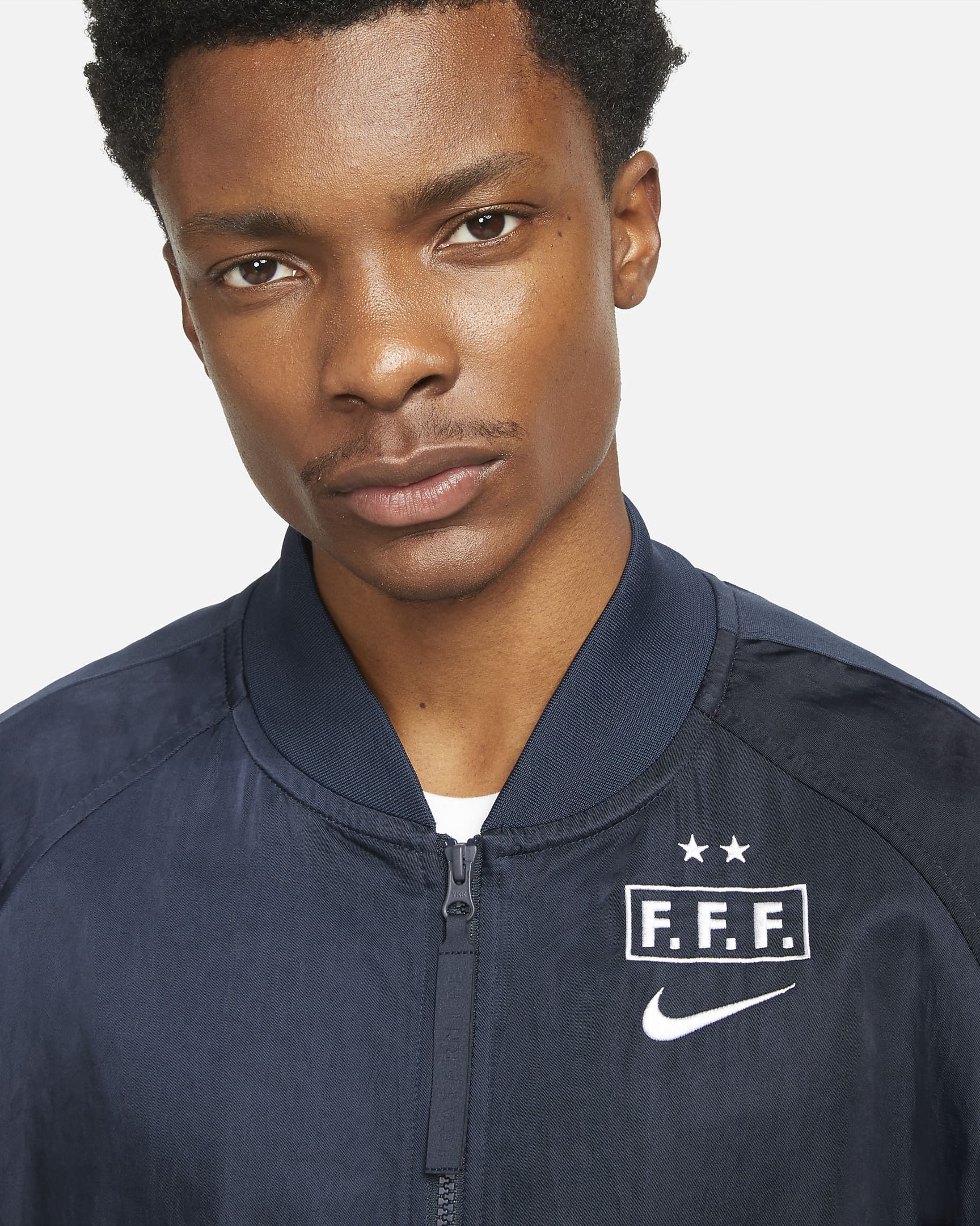 Nike NIKE French Football Federation Bomber Jacket Size US M / EU 48-50 / 2 - 6 Thumbnail