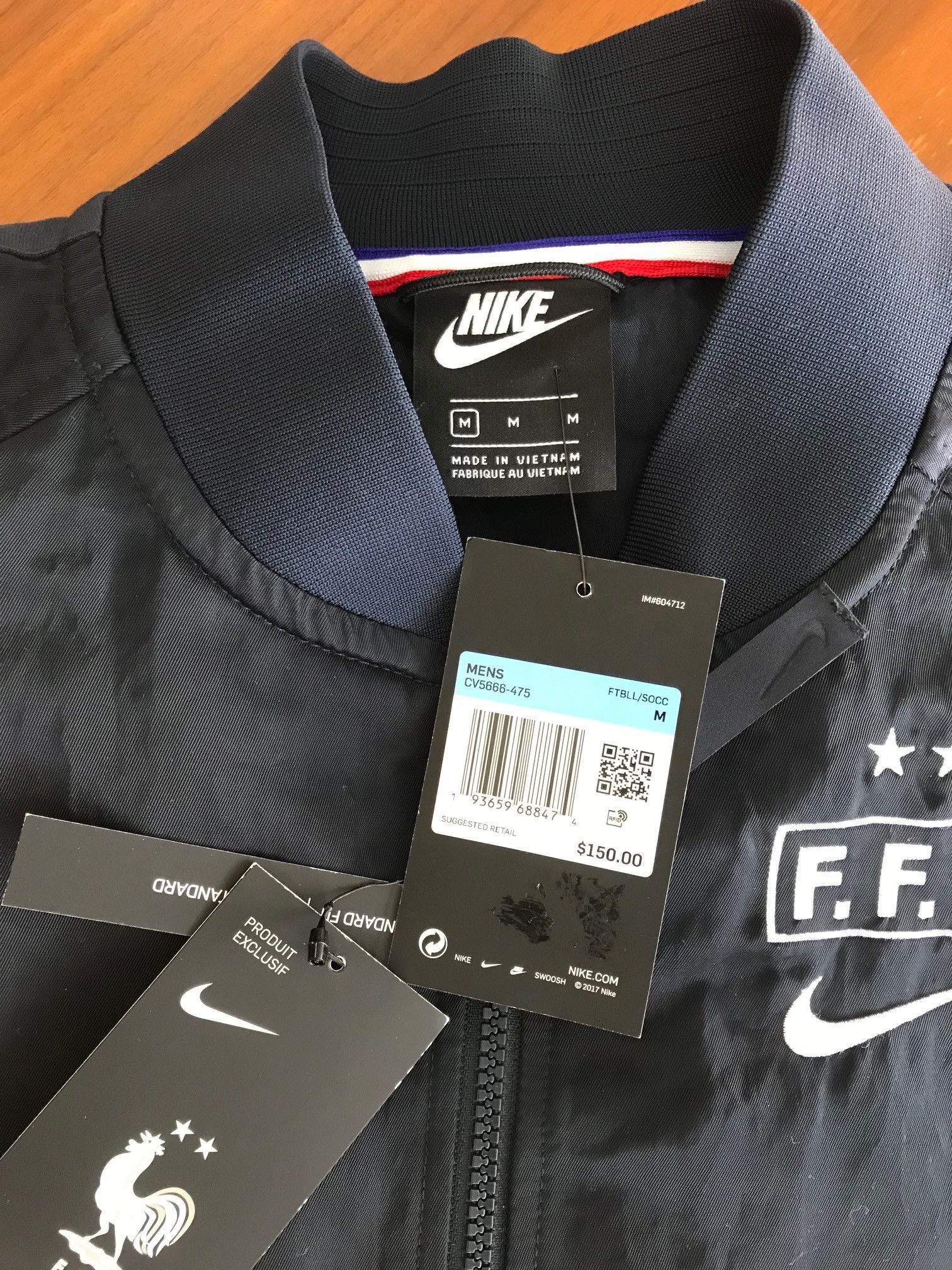 Nike NIKE French Football Federation Bomber Jacket Size US M / EU 48-50 / 2 - 3 Thumbnail