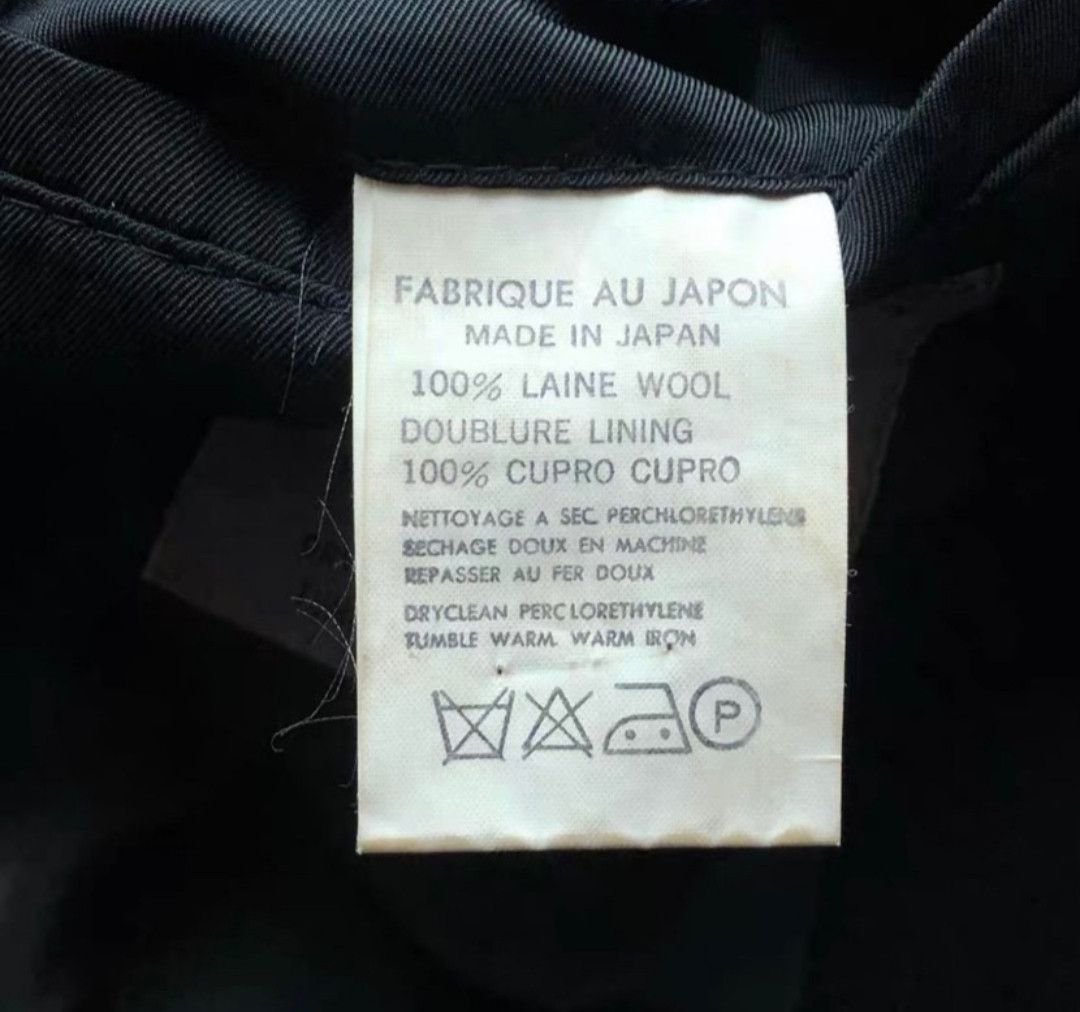 Yohji Yamamoto 89aw Show White Button Suit