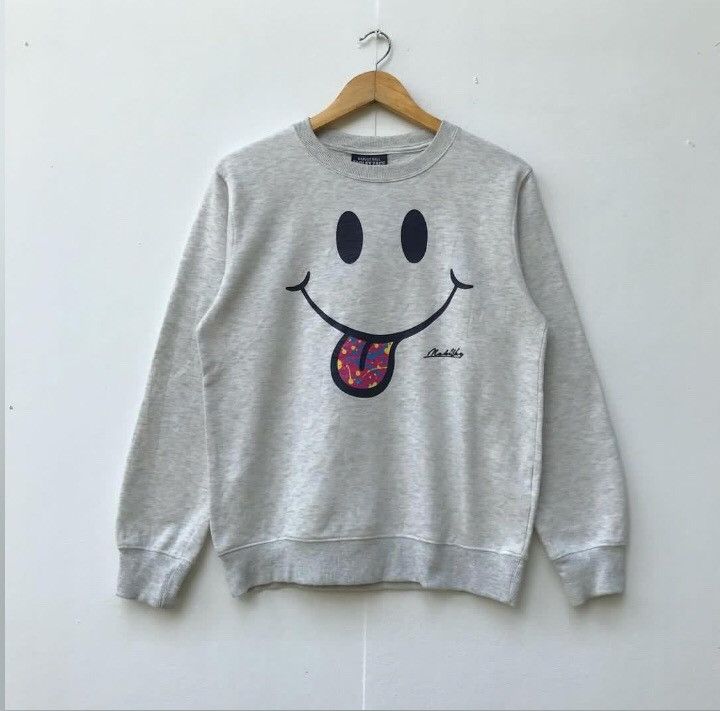 Japanese Brand Smiley Face Pop Art Harvey Ball Sweatshirt Size US M / EU 48-50 / 2 - 1 Thumbnail