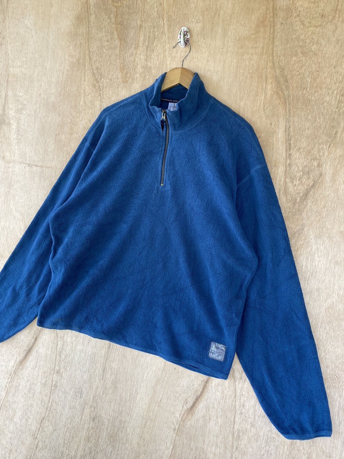 Calvin Klein 🔥SALE🙃CALVIN KLIEN JEANS PULLOVER FLEECE Size US XL / EU 56 / 4 - 3 Thumbnail