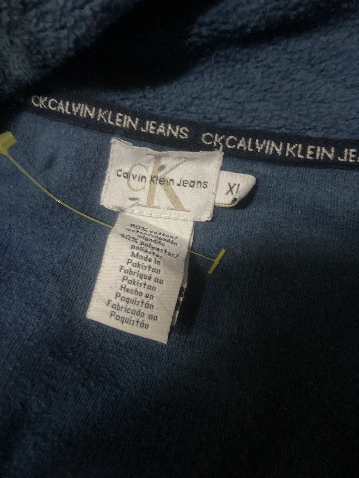 Calvin Klein 🔥SALE🙃CALVIN KLIEN JEANS PULLOVER FLEECE Size US XL / EU 56 / 4 - 6 Thumbnail