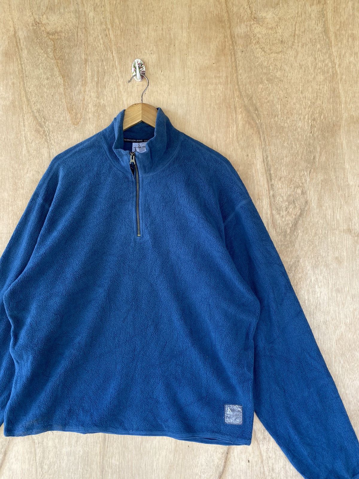 Calvin Klein 🔥SALE🙃CALVIN KLIEN JEANS PULLOVER FLEECE Size US XL / EU 56 / 4 - 4 Thumbnail