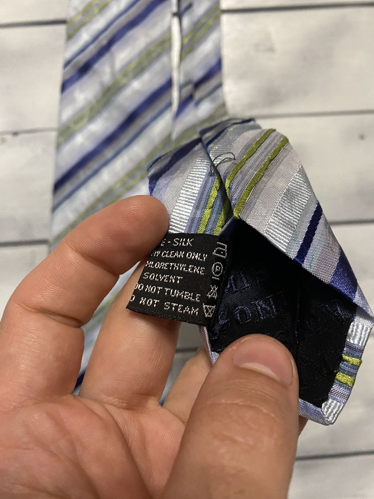 Missoni Rare Luxury Silk Tie Missoni. Avant-Garde Vintage Style. Size ONE SIZE - 7 Thumbnail
