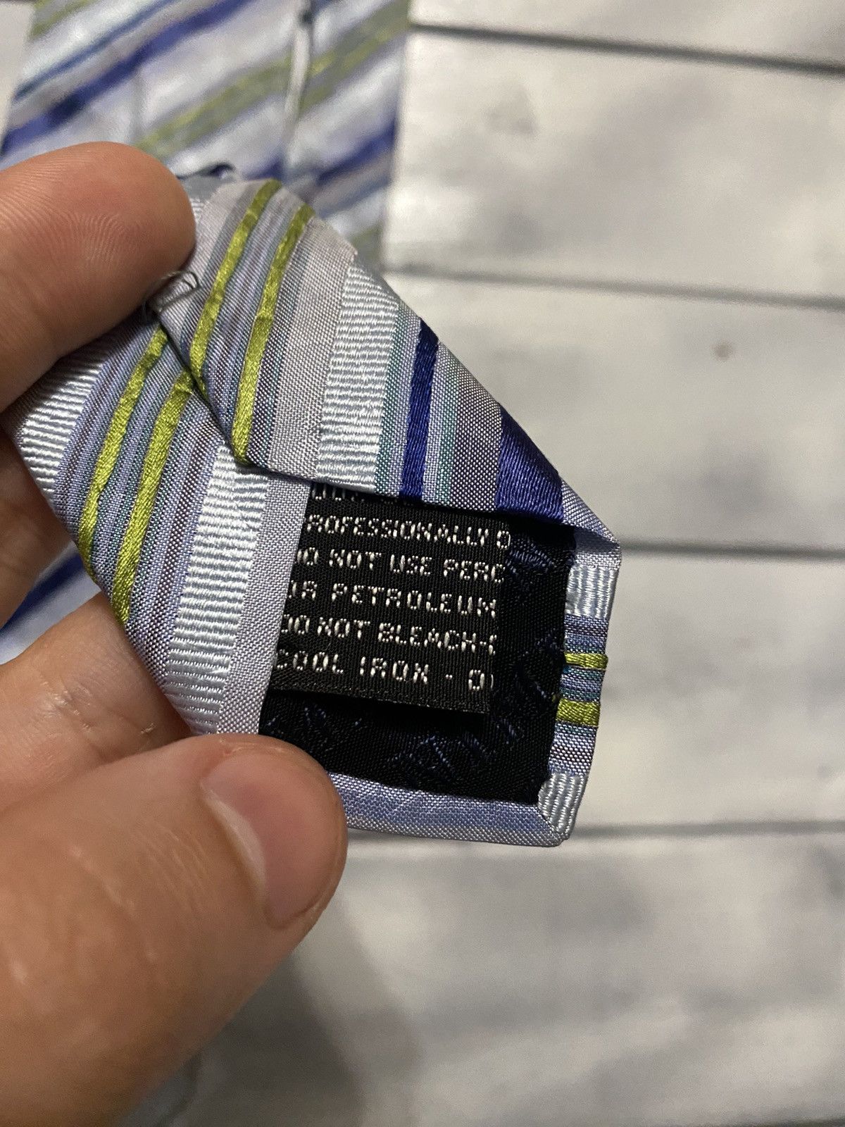 Missoni Rare Luxury Silk Tie Missoni. Avant-Garde Vintage Style. Size ONE SIZE - 6 Thumbnail