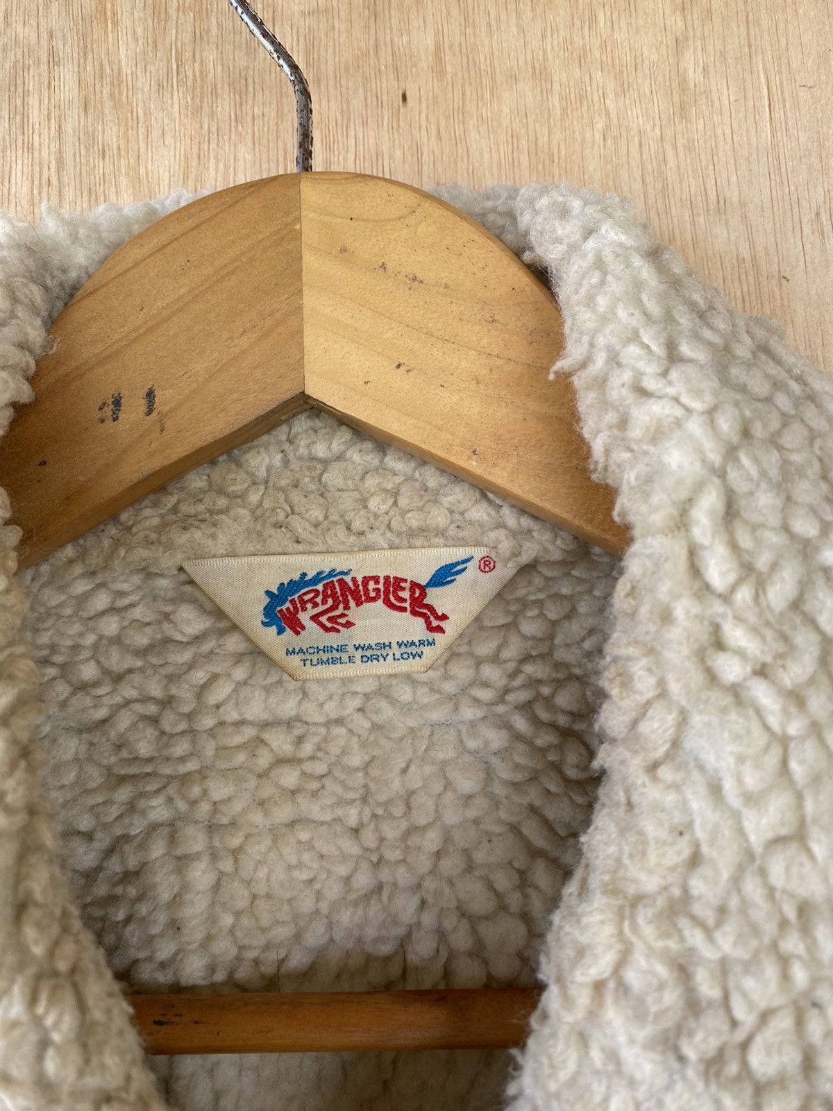 Vintage Vintage Wrangler Sherpa-Lined Work Jacket - Gray Wool Blend Size US M / EU 48-50 / 2 - 8 Thumbnail