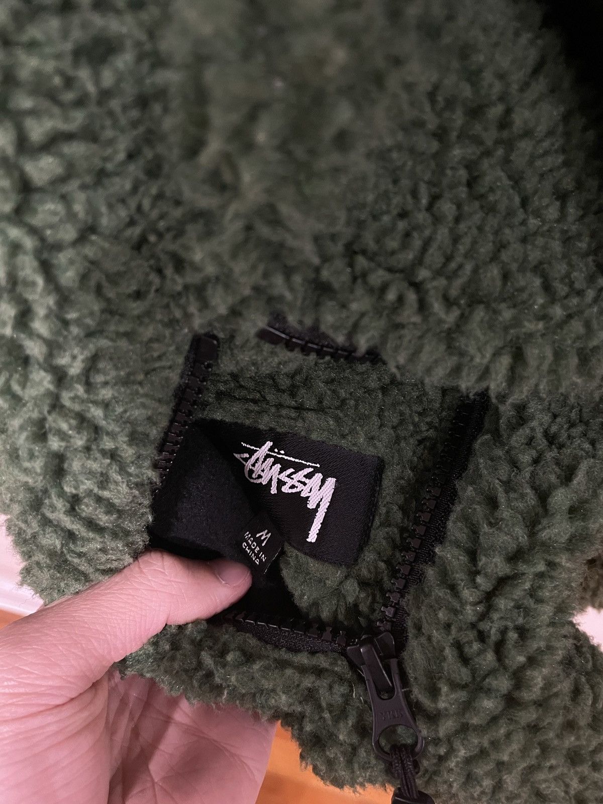 Stussy Stussy 8 Ball Sherpa Green Medium M (AUTHENTIC) Size US M / EU 48-50 / 2 - 5 Thumbnail