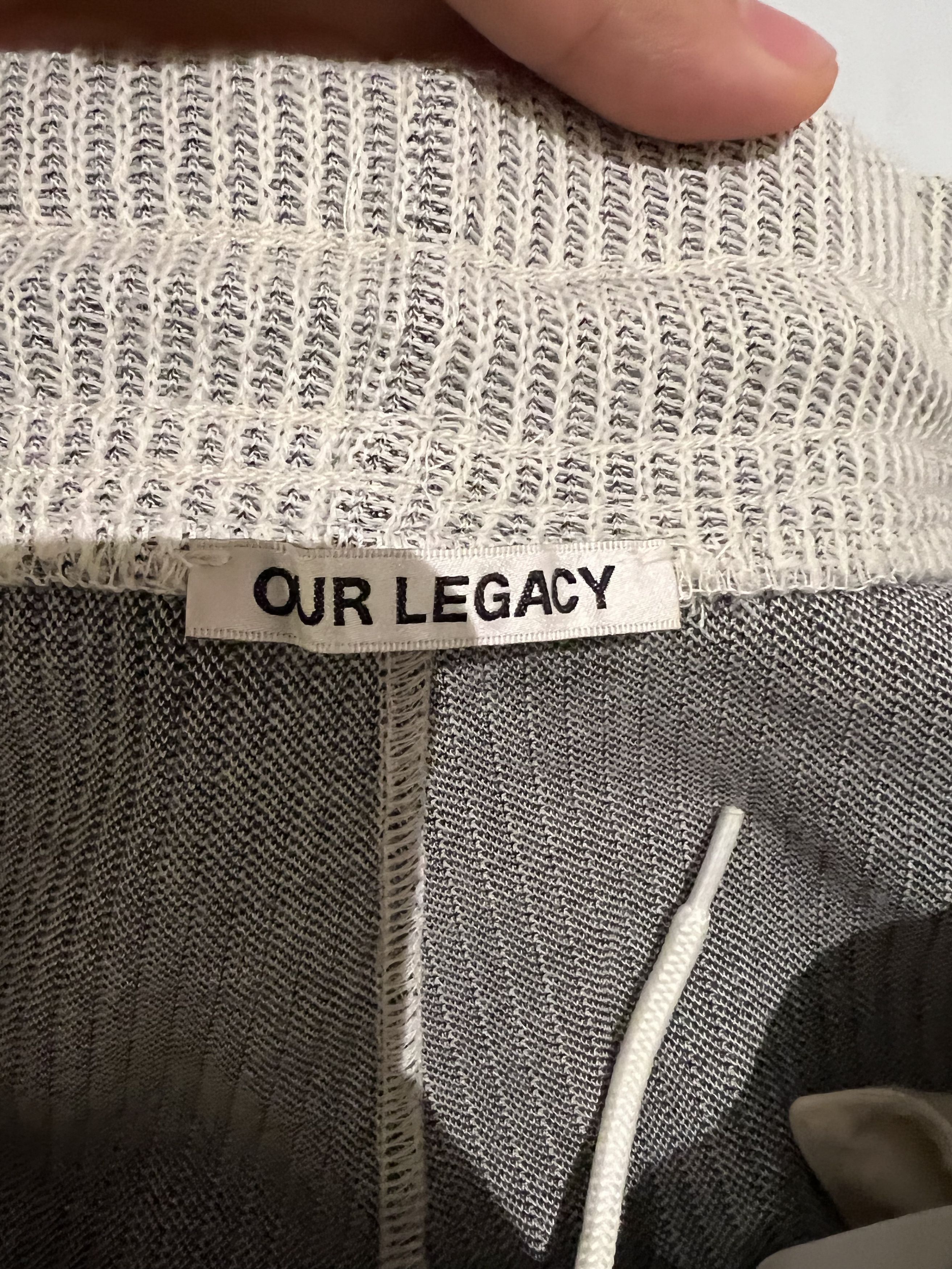 Our Legacy OUR LEGACY Off-White Reduced Trousers Size 29" - 3 Thumbnail