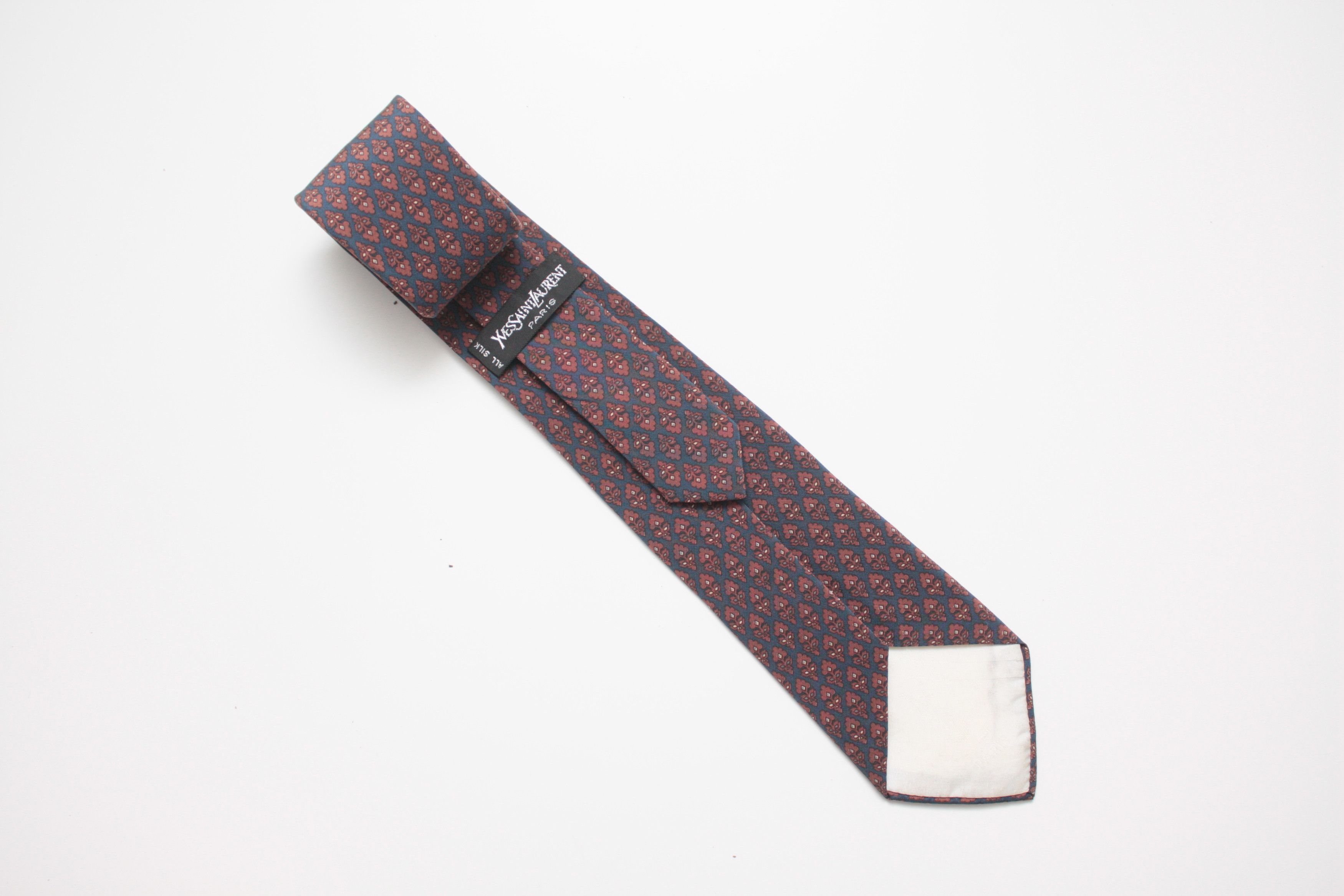 Yves Saint Laurent Yves Saint Laurent Silk Tie Size ONE SIZE - 1 Thumbnail