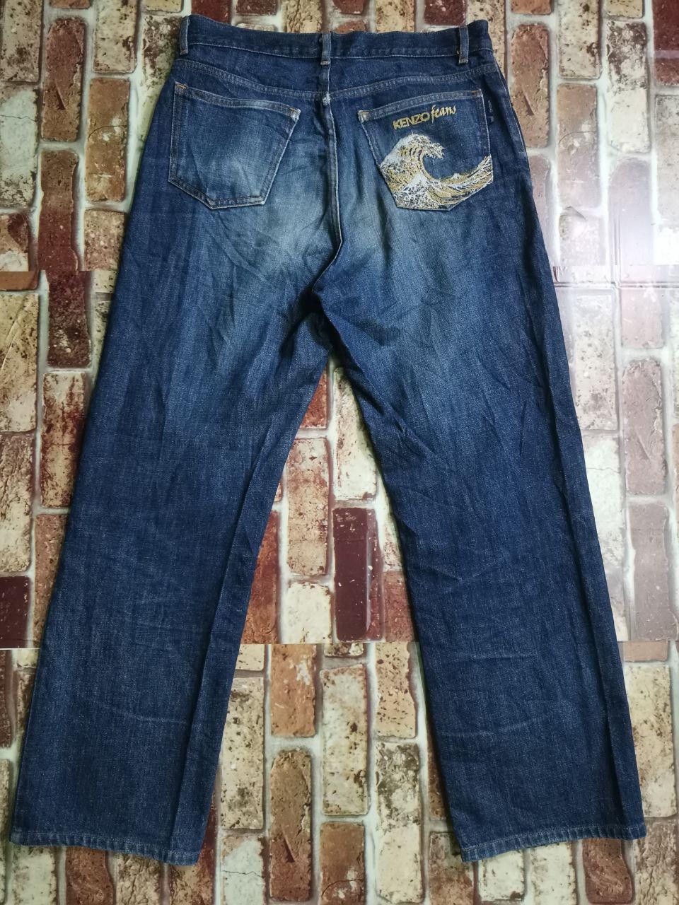 Japanese Brand × Kenzo × Vintage Vintage KENZO Denim Jeans Pant Size US 31 - 1 Thumbnail