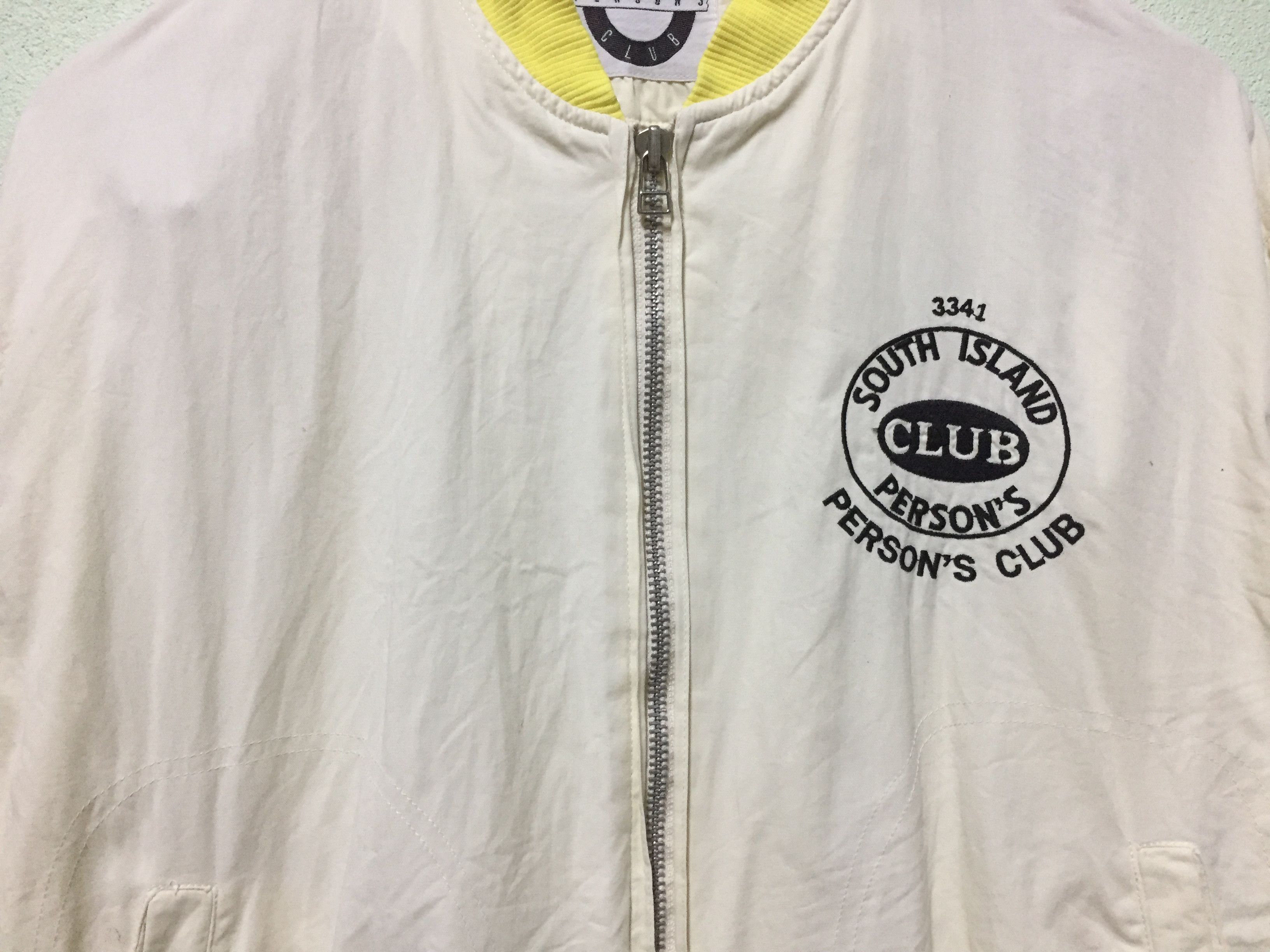 PERSON'S Vtg 90;s PERSON light Bomber jacket Size US M / EU 48-50 / 2 - 7 Thumbnail