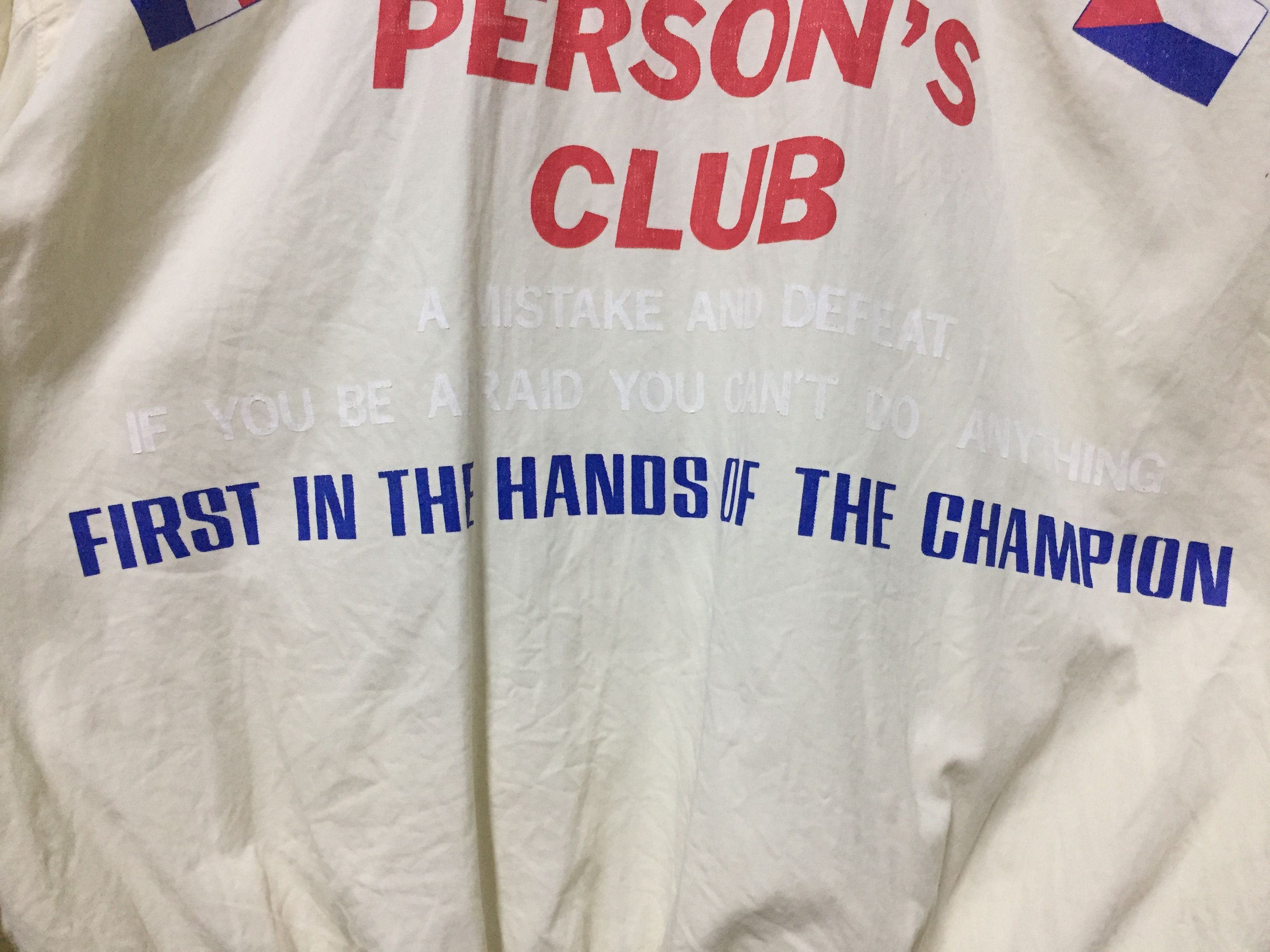 PERSON'S Vtg 90;s PERSON light Bomber jacket Size US M / EU 48-50 / 2 - 4 Thumbnail