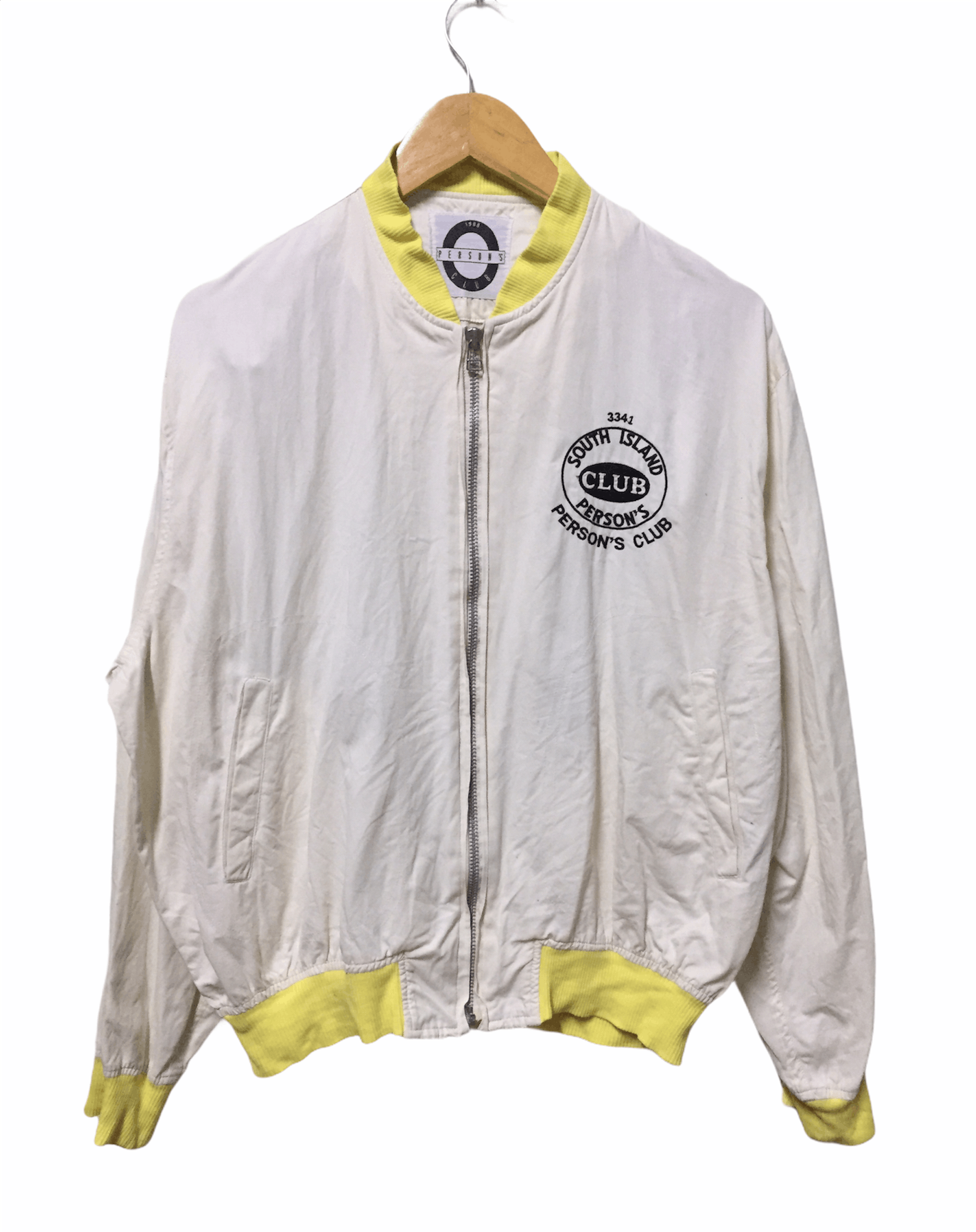 PERSON'S Vtg 90;s PERSON light Bomber jacket Size US M / EU 48-50 / 2 - 6 Thumbnail