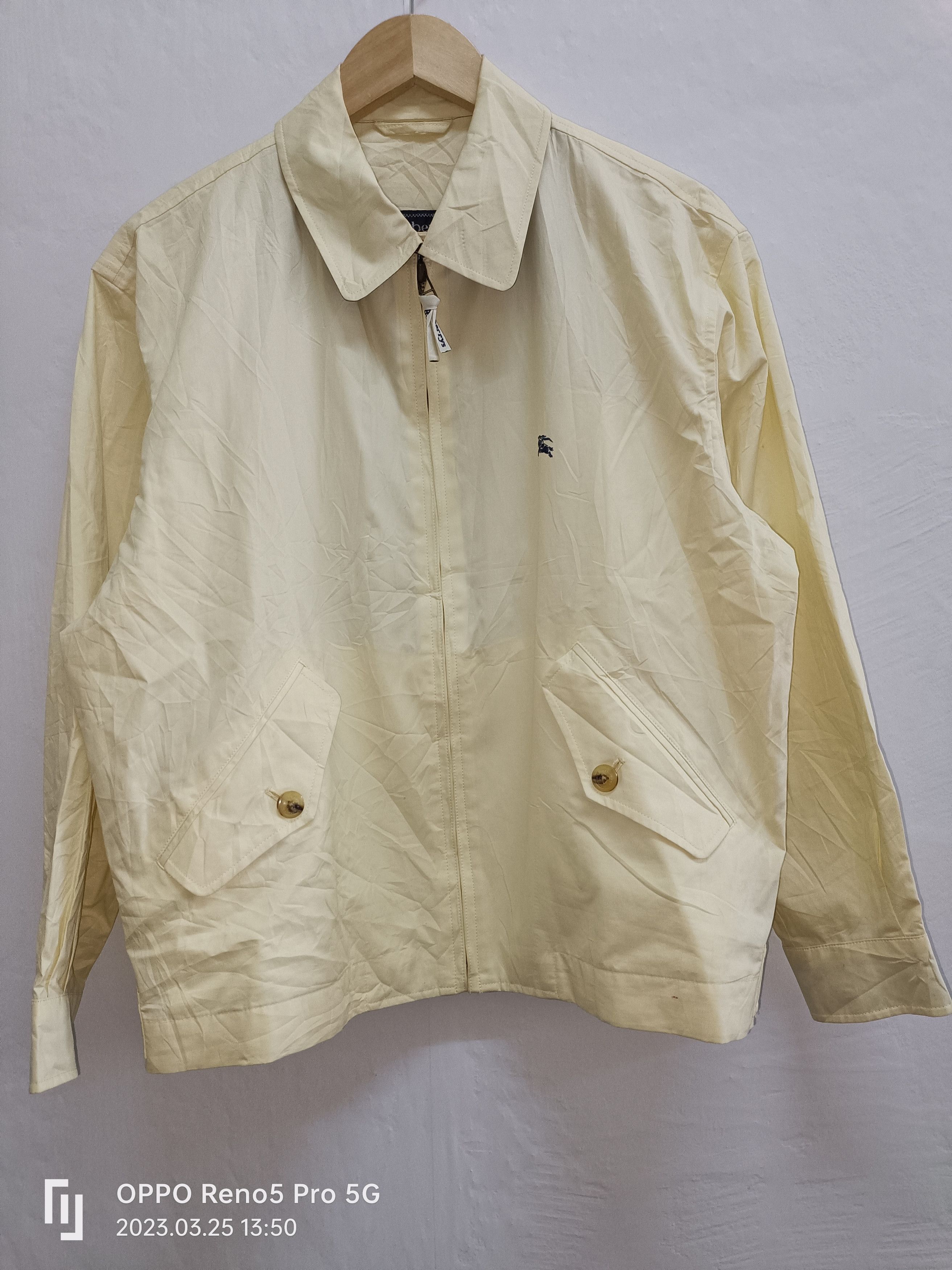 Vintage Burberrys' Small Logo Zipper Jacket