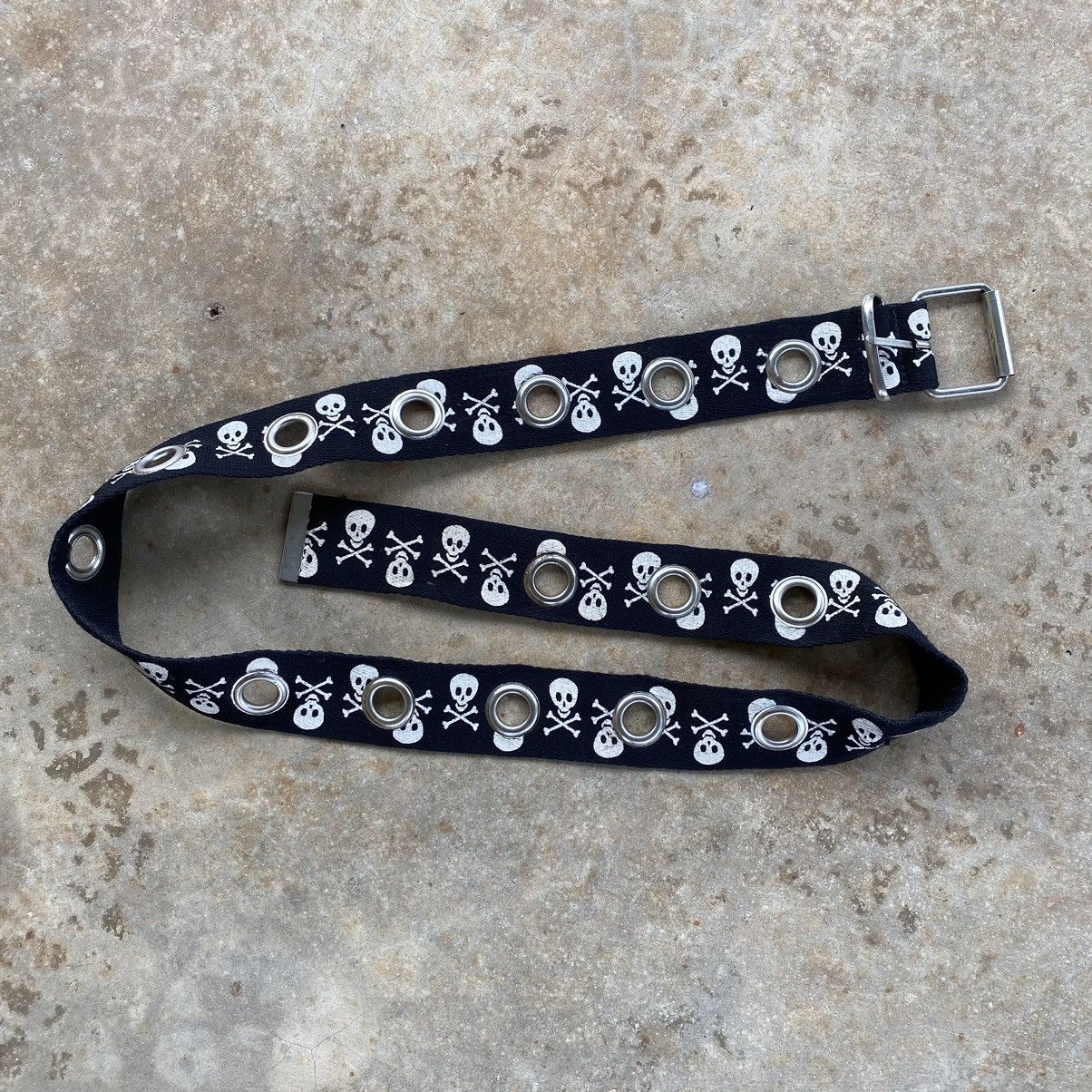 Vintage Vintage Skull unbrand Rare Eyelet Belt Size ONE SIZE - 2 Thumbnail