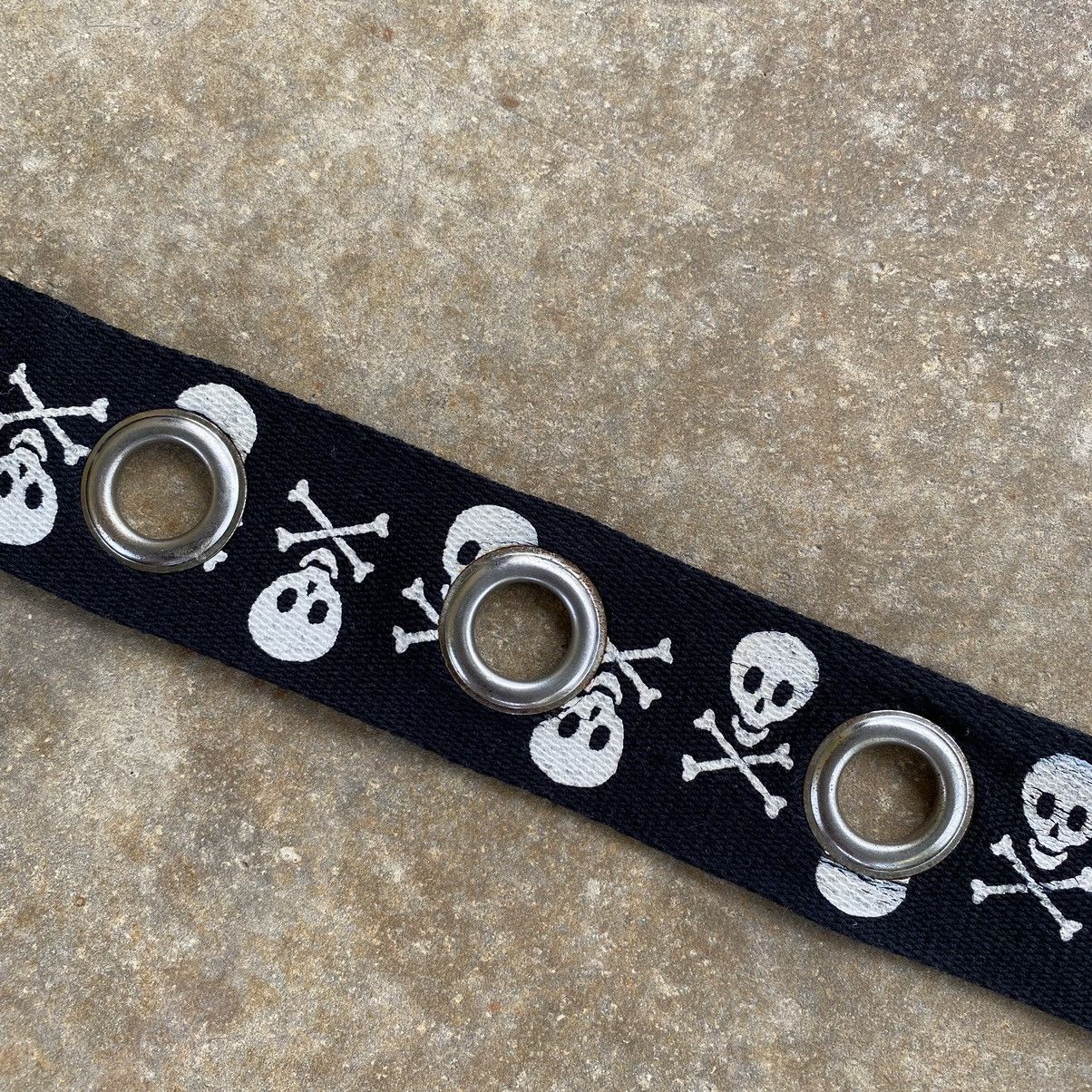 Vintage Vintage Skull unbrand Rare Eyelet Belt Size ONE SIZE - 8 Thumbnail