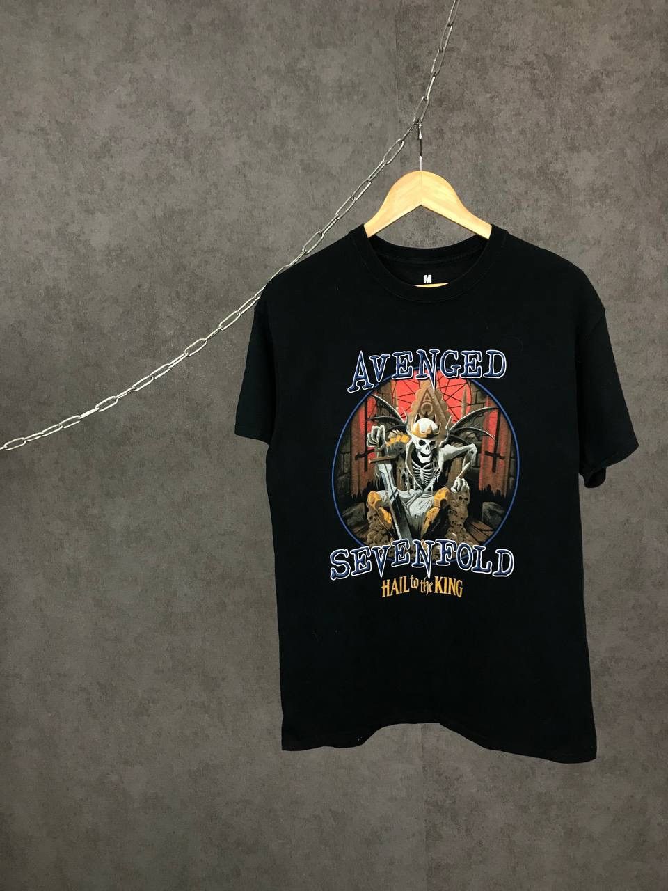 Band Tees Avenged Sevenfold hail to the king skulls rock band tee Size US M / EU 48-50 / 2 - 1 Thumbnail