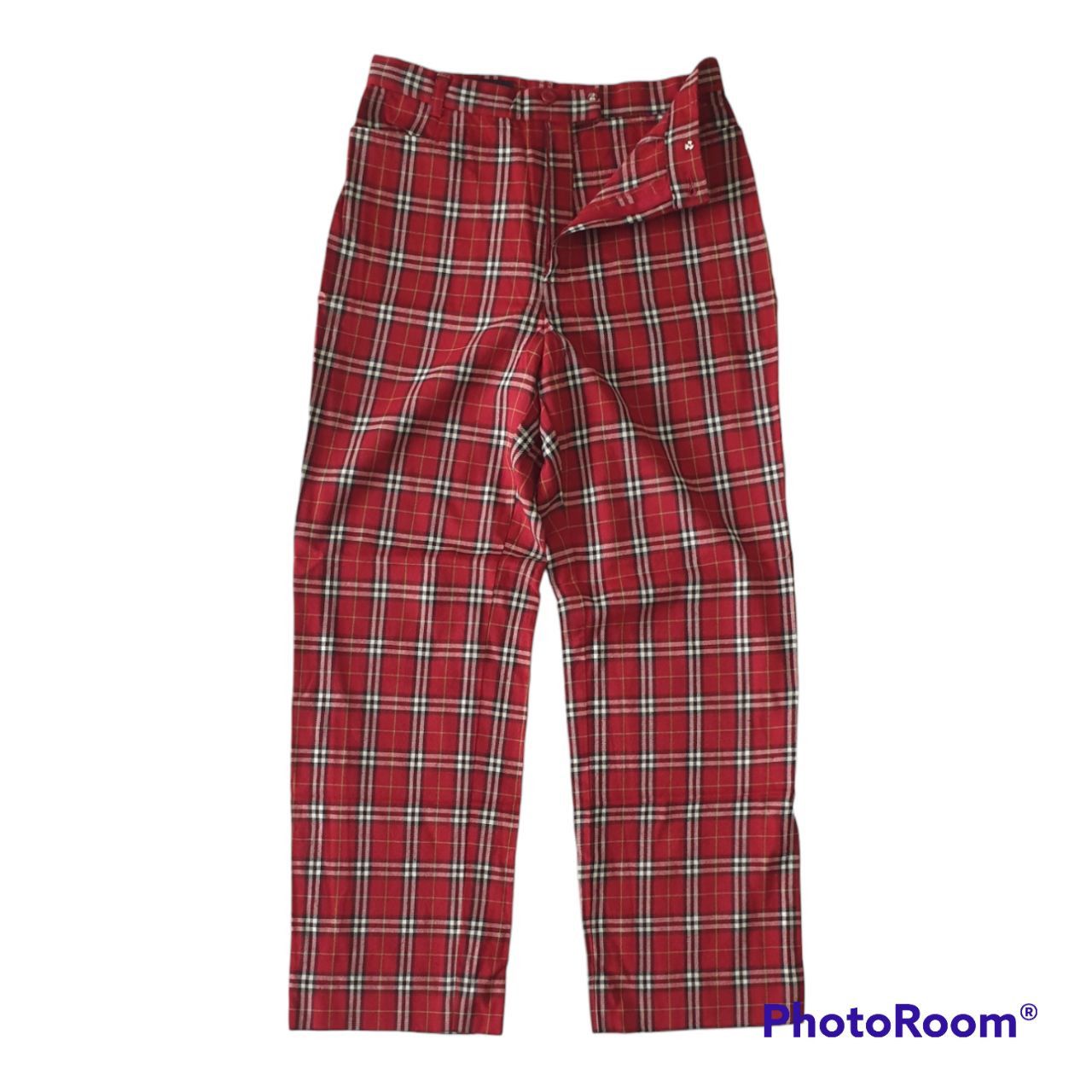 Vintage Nova Check Wool Pants