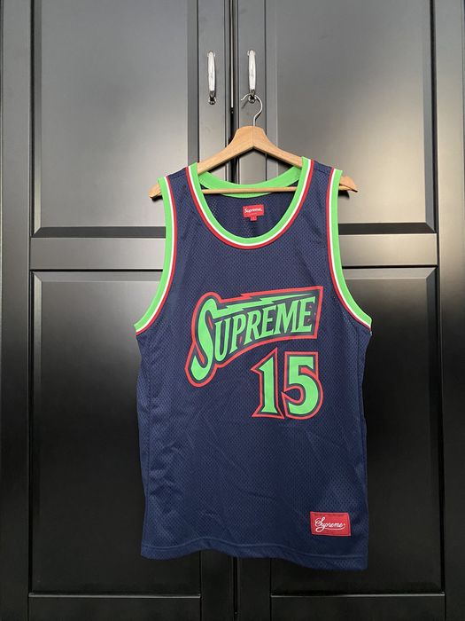 Supreme Supreme Bolt Basketball Jersey | Grailed