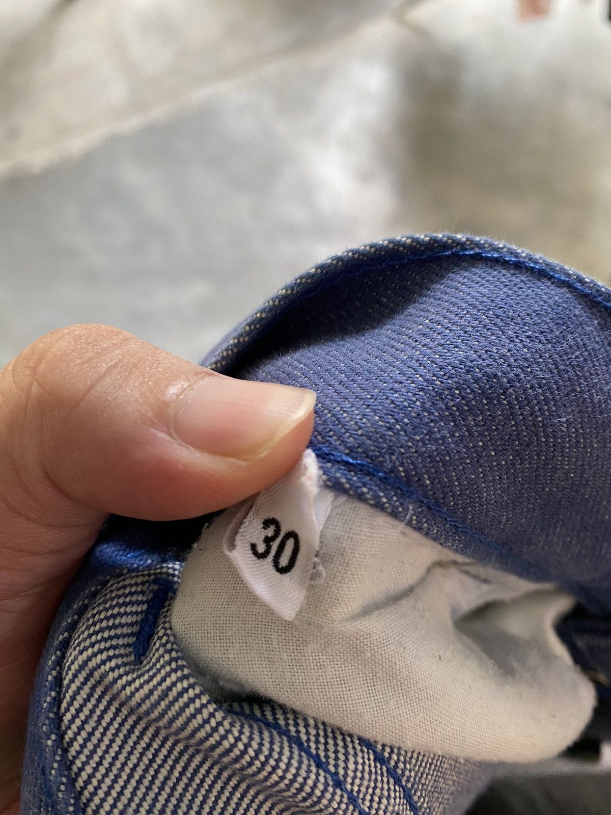 Helmut Lang 1990s Helmut Lang Boot cut blue raw denim Size US 30 / EU 46 - 12 Thumbnail