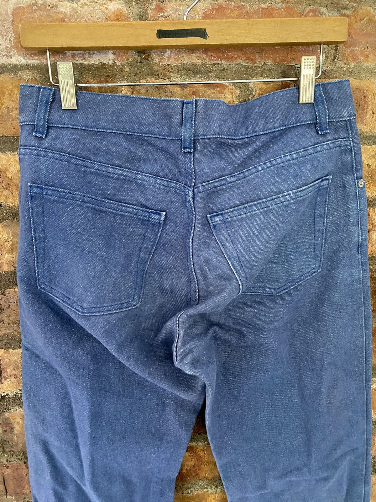 Helmut Lang 1990s Helmut Lang Boot cut blue raw denim Size US 30 / EU 46 - 10 Thumbnail