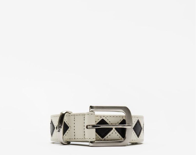 Stussy Stussy White Argyle Stitch belt | Grailed