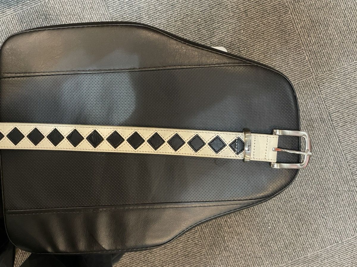 Stussy Stussy White Argyle Stitch belt | Grailed