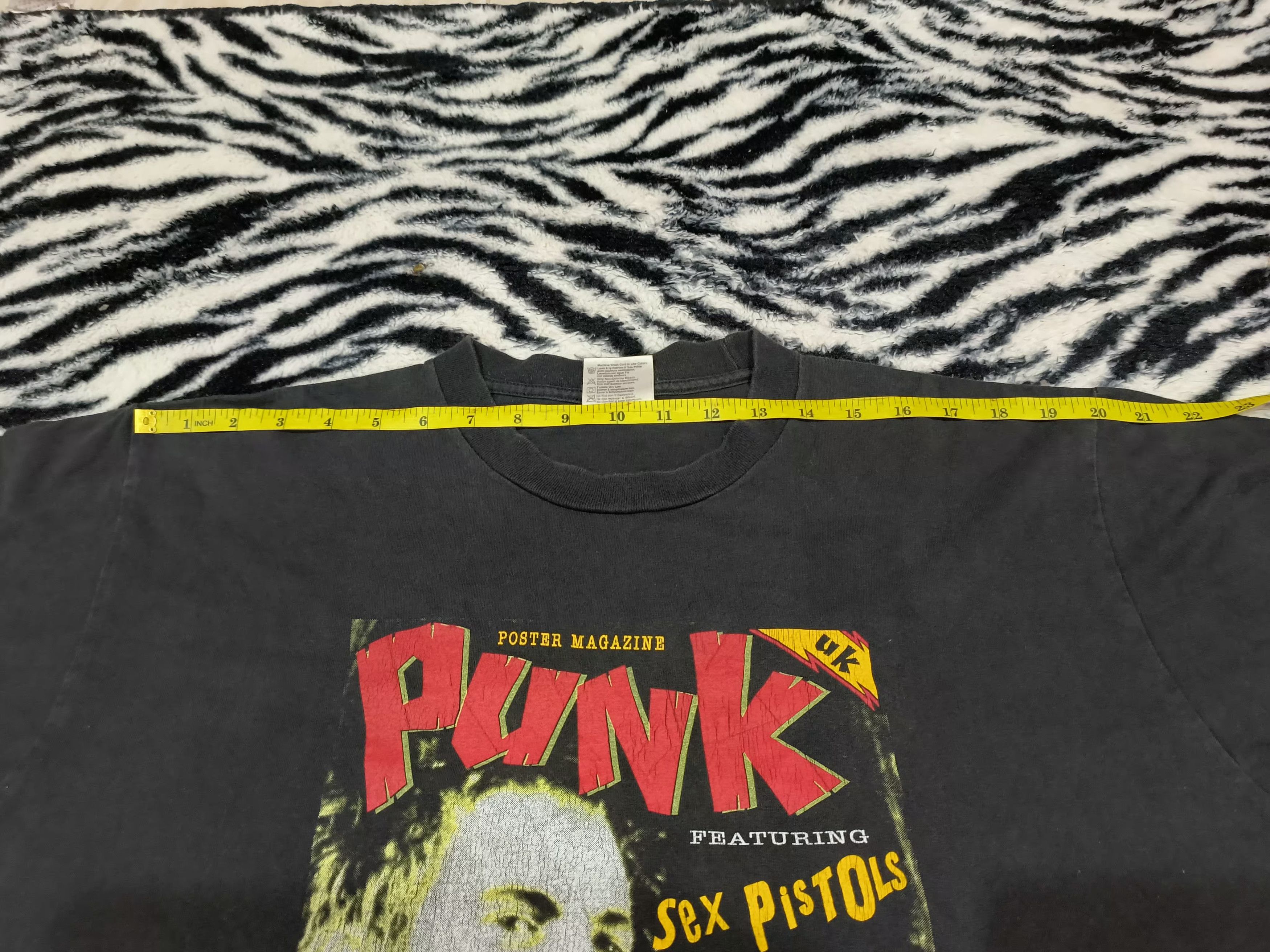Band Tees × Seditionaries × Vintage 🔥Rare🔥Vtg Posters Magazine Punk Sex Pistol Thrashed tee Size US L / EU 52-54 / 3 - 9 Thumbnail