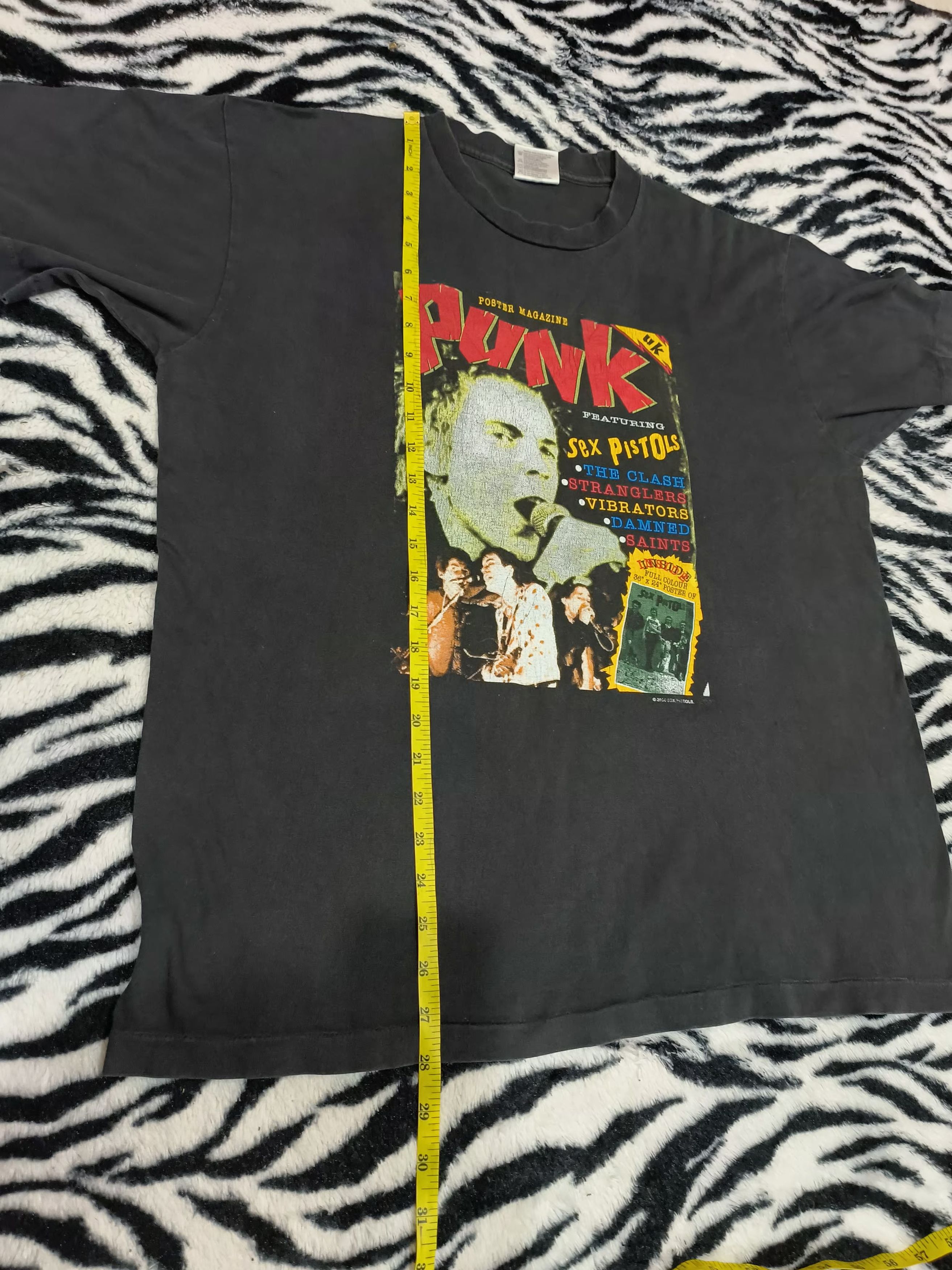 Band Tees × Seditionaries × Vintage 🔥Rare🔥Vtg Posters Magazine Punk Sex Pistol Thrashed tee Size US L / EU 52-54 / 3 - 10 Thumbnail