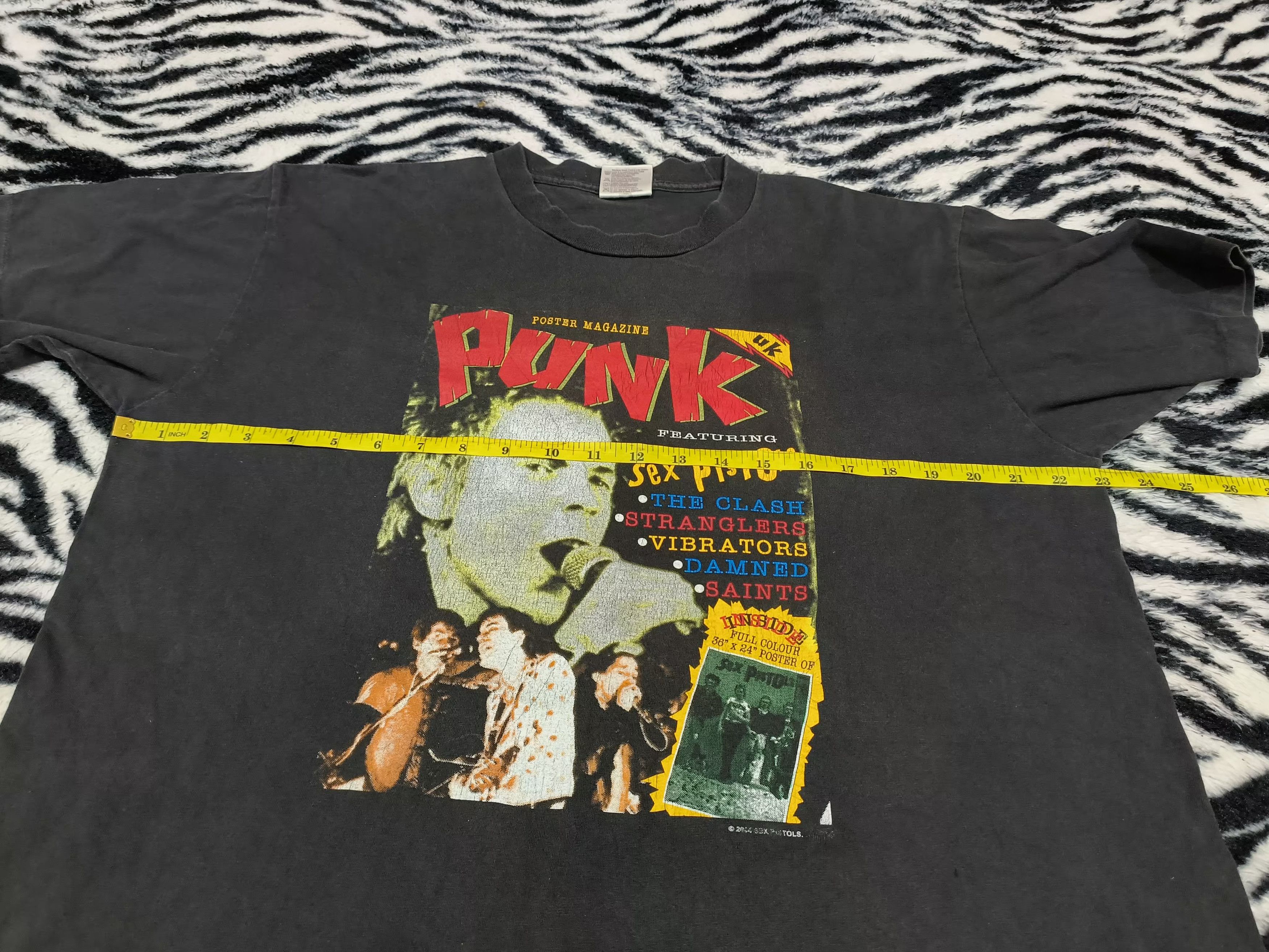 Band Tees × Seditionaries × Vintage 🔥Rare🔥Vtg Posters Magazine Punk Sex Pistol Thrashed tee Size US L / EU 52-54 / 3 - 8 Thumbnail