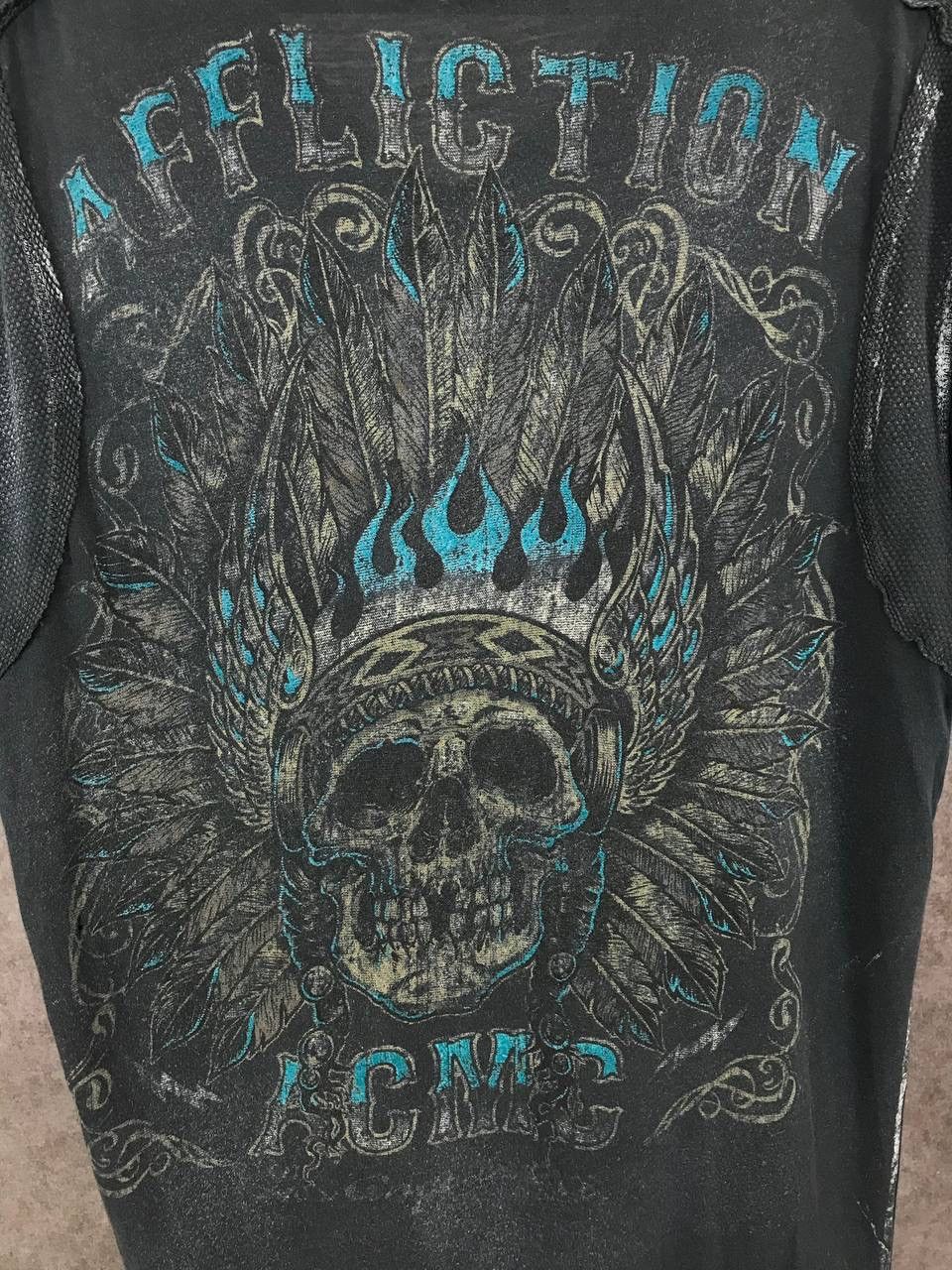 Affliction Affliction made in USA skulls Overprinted tee Size US L / EU 52-54 / 3 - 6 Thumbnail