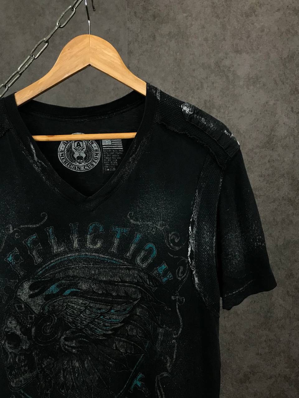 Affliction Affliction made in USA skulls Overprinted tee Size US L / EU 52-54 / 3 - 3 Thumbnail