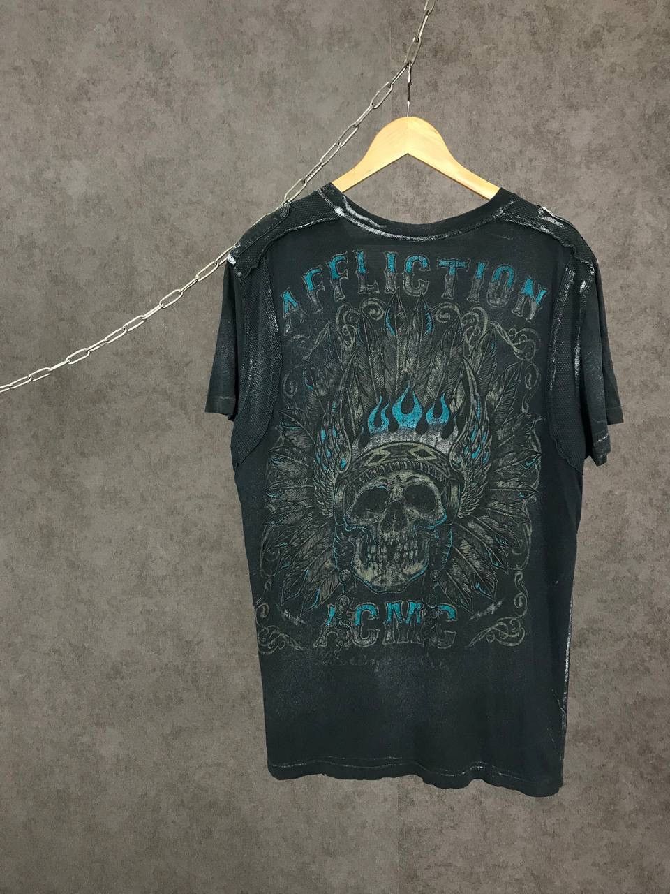 Affliction Affliction made in USA skulls Overprinted tee Size US L / EU 52-54 / 3 - 1 Thumbnail