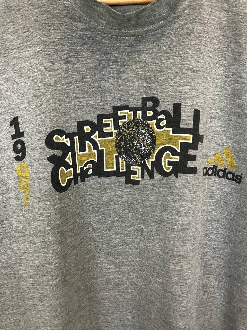 Adidas × Vintage Adidas 1997 streetball challenge vintage tee Size US XL / EU 56 / 4 - 3 Thumbnail