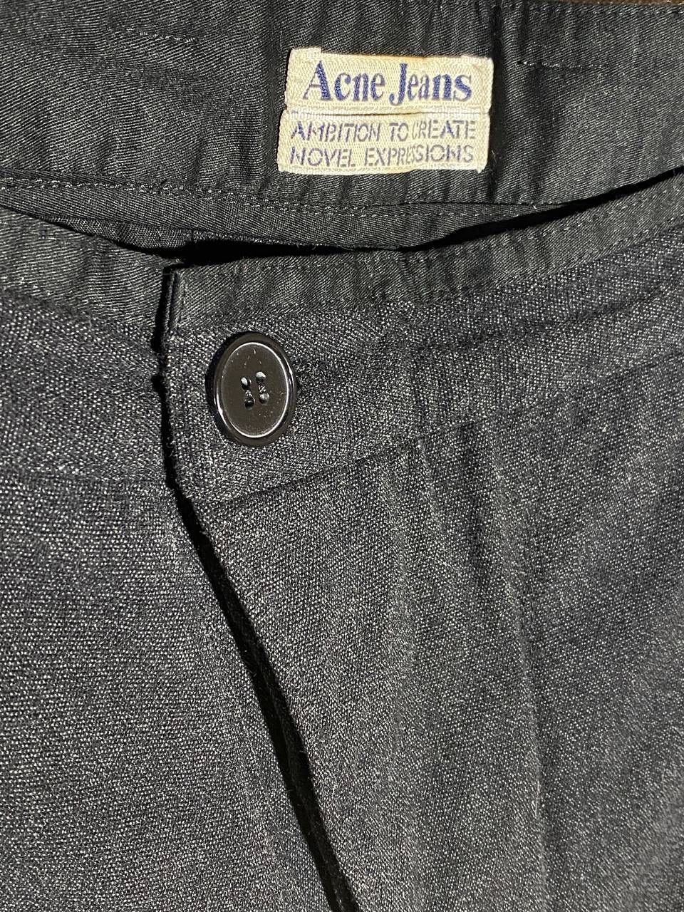 Acne Studios Acne Jeans Palette 1 AW/07 Wool Casual Pants In Grey Size US 34 / EU 50 - 2 Thumbnail