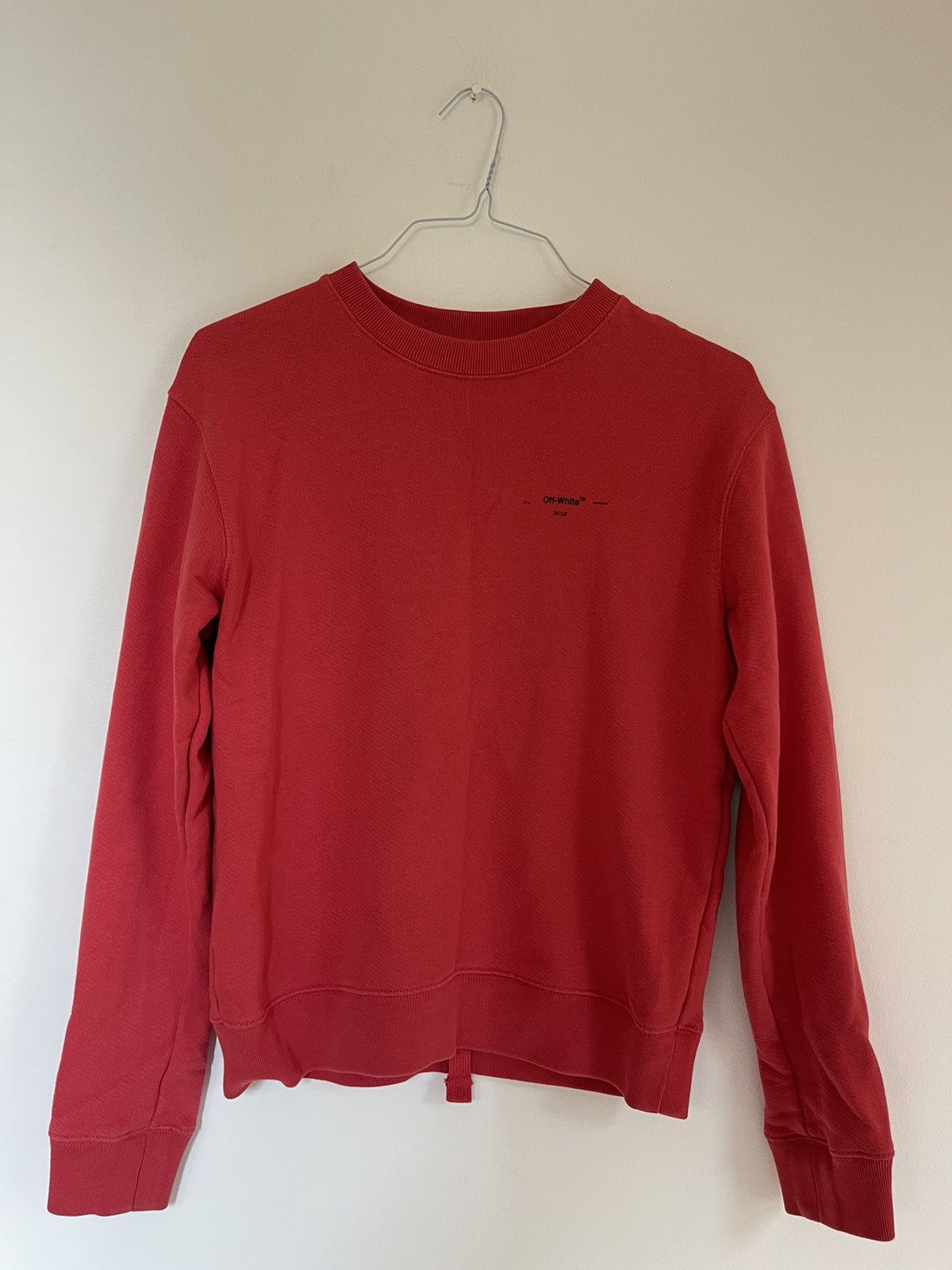 Off-White Off white red Logo crewneck Size US S / EU 44-46 / 1 - 4 Thumbnail