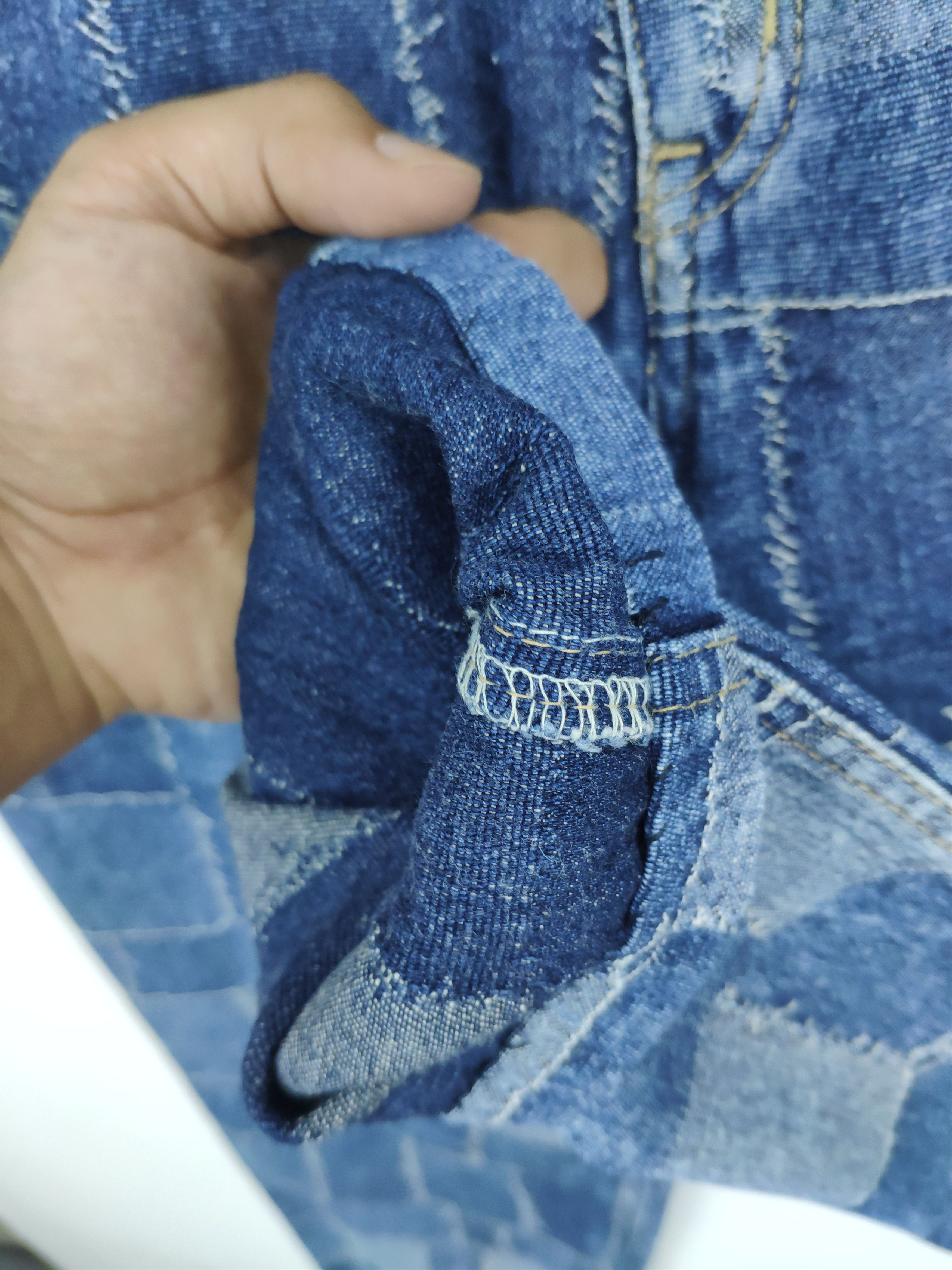 Blue Blue Japan × If Six Was Nine × Japanese Brand Vintage Patchwork Jeans Kapital Jeans Style Unbranded Size US 30 / EU 46 - 6 Thumbnail