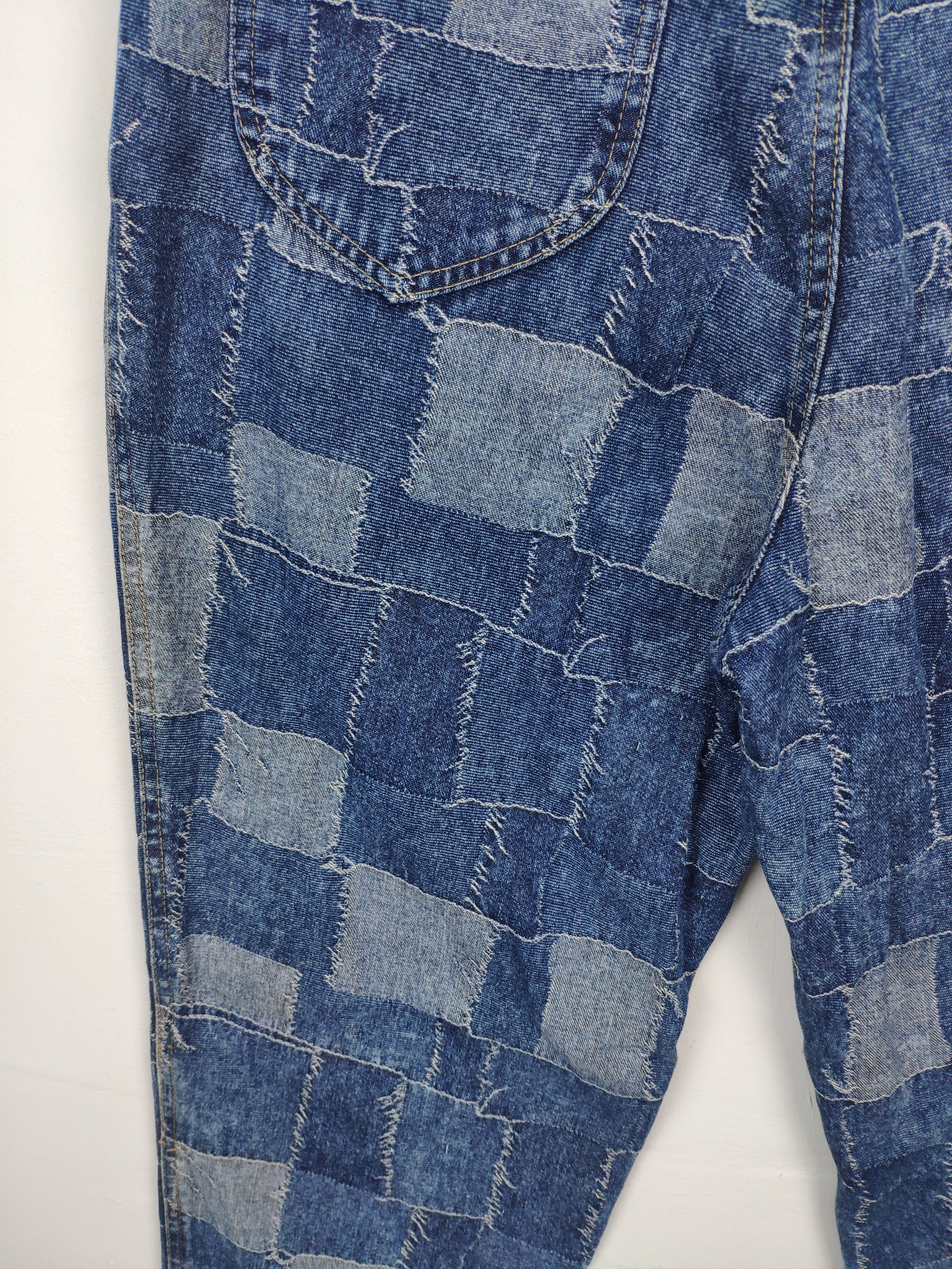 Blue Blue Japan × If Six Was Nine × Japanese Brand Vintage Patchwork Jeans Kapital Jeans Style Unbranded Size US 30 / EU 46 - 11 Thumbnail