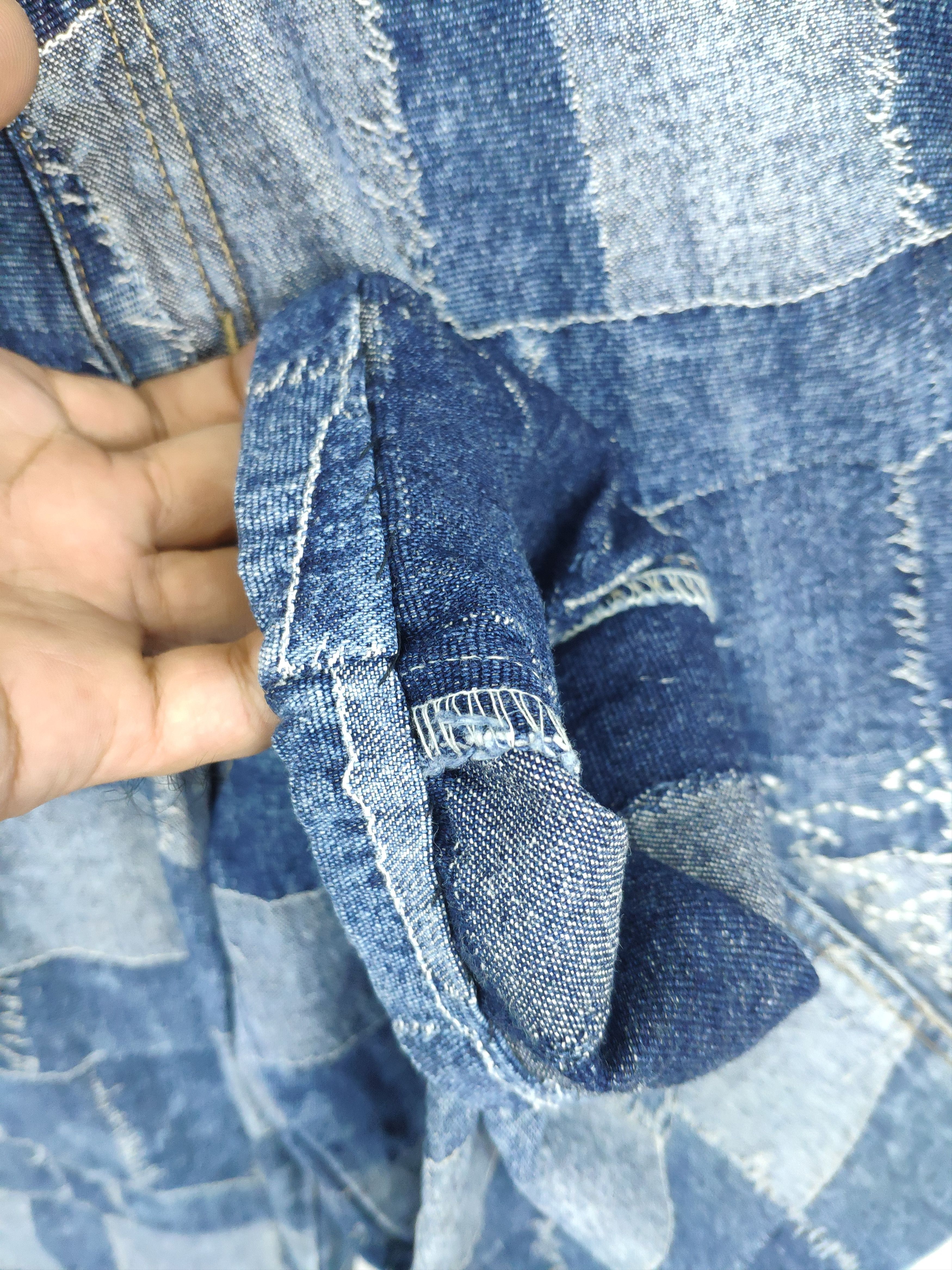 Blue Blue Japan × If Six Was Nine × Japanese Brand Vintage Patchwork Jeans Kapital Jeans Style Unbranded Size US 30 / EU 46 - 7 Thumbnail