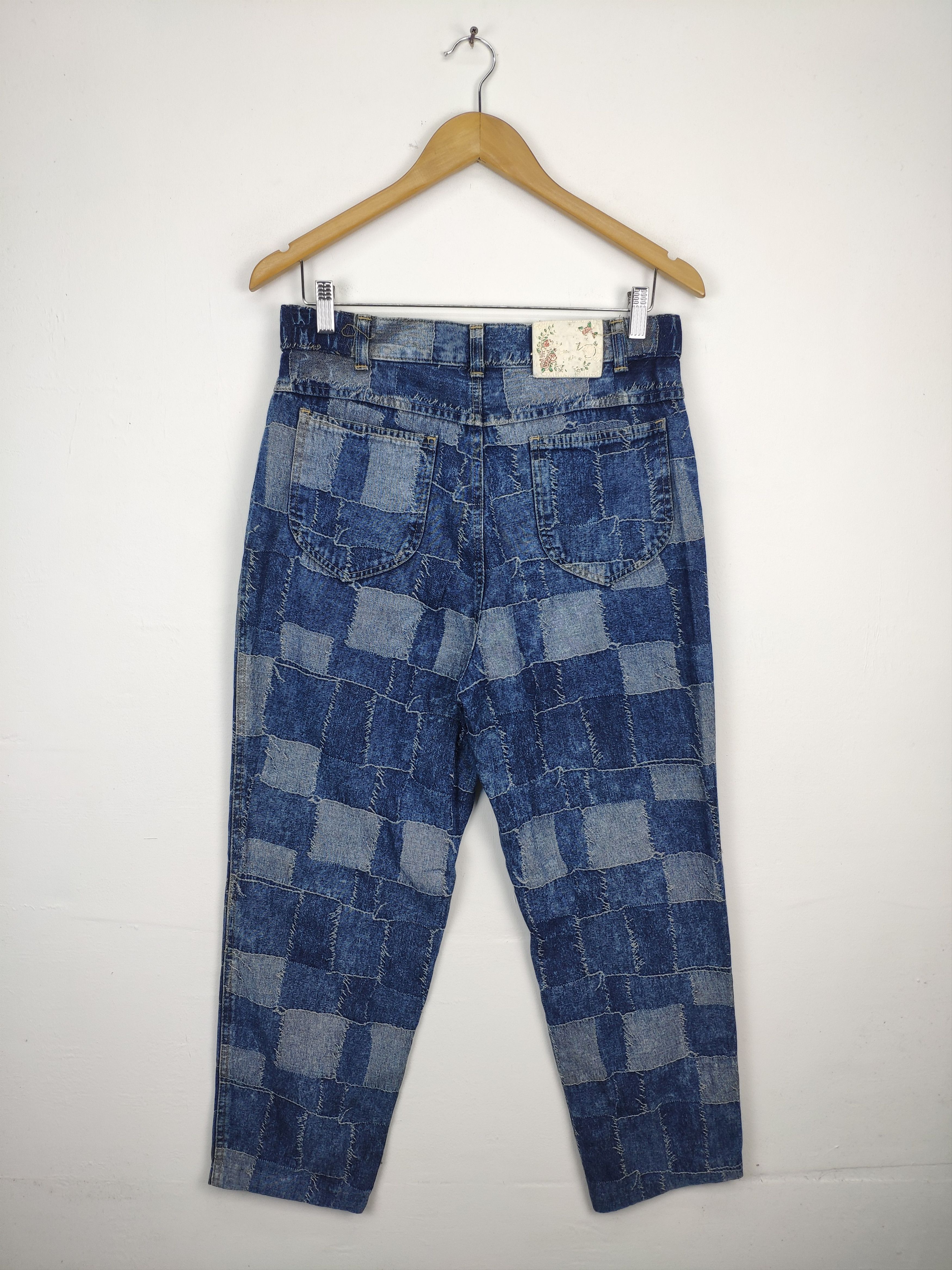Blue Blue Japan × If Six Was Nine × Japanese Brand Vintage Patchwork Jeans Kapital Jeans Style Unbranded Size US 30 / EU 46 - 15 Thumbnail